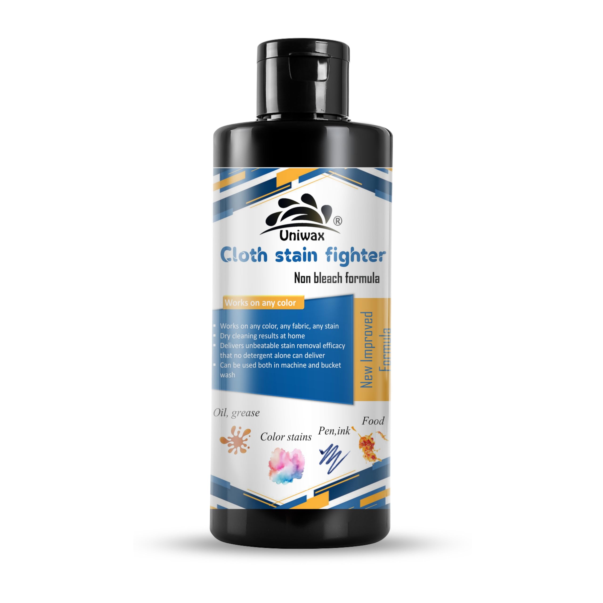 uniwax Stain Remover/Ink Stain, Oil Stain, Food Stain, Colour Stain-image-25