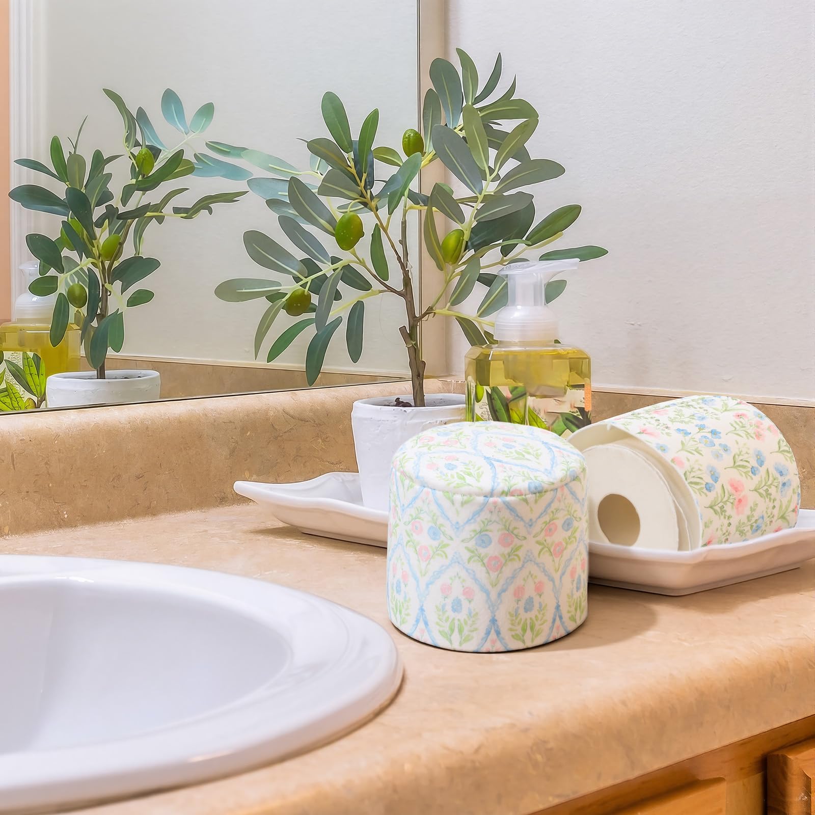 Amazon.co.jp: Hoolerry 装飾用トイレットペーパーロールカバー 6枚