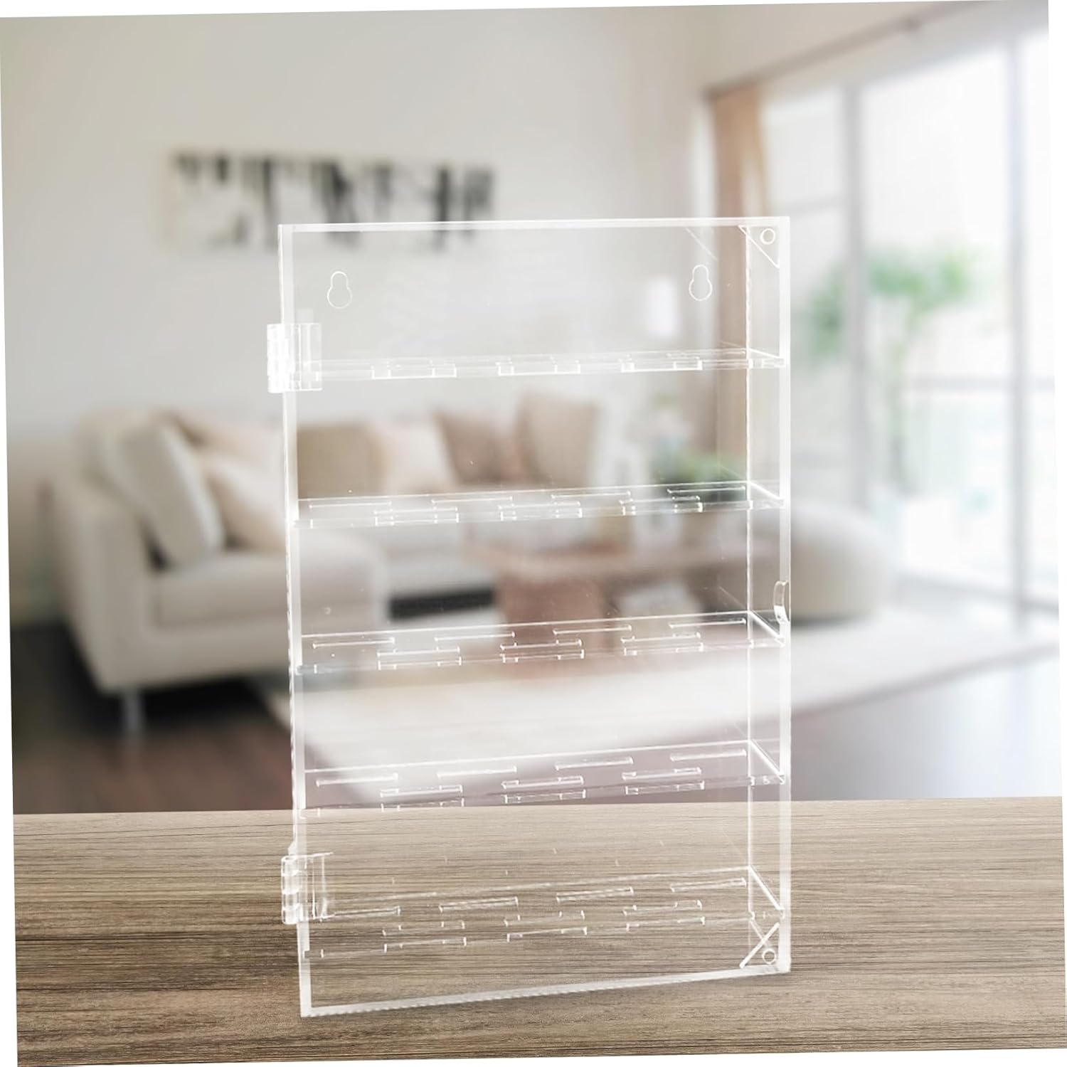 Coin Capacity Showcase for Collectible Medals Awards Dustproof Shadow Box for Stylish Home Decor and Preservation
