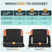 Vista 2 de HOPERAN Asientos de estadio con calefacción de doble cara para gradas con soporte de espalda, 3 niveles de calefacción, asientos con respaldo