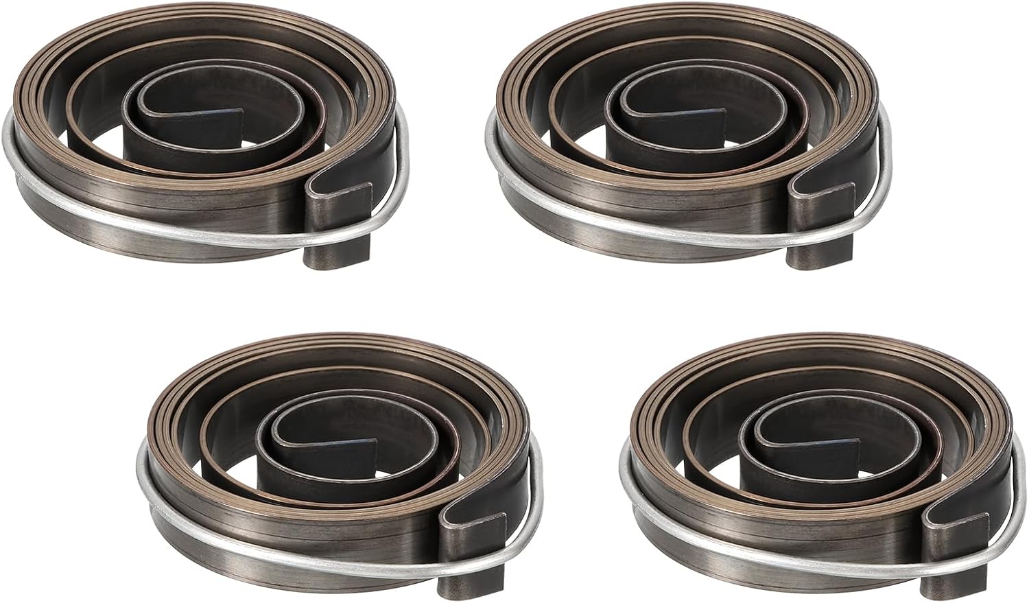 uxcell Drill Press Spring Drill Press Quill Feed Return Coil Spring Assembly Spring Steel Chemical Blackening Finish 1800mm Expand Long 64 x 19 x 1mm 4 Pcs