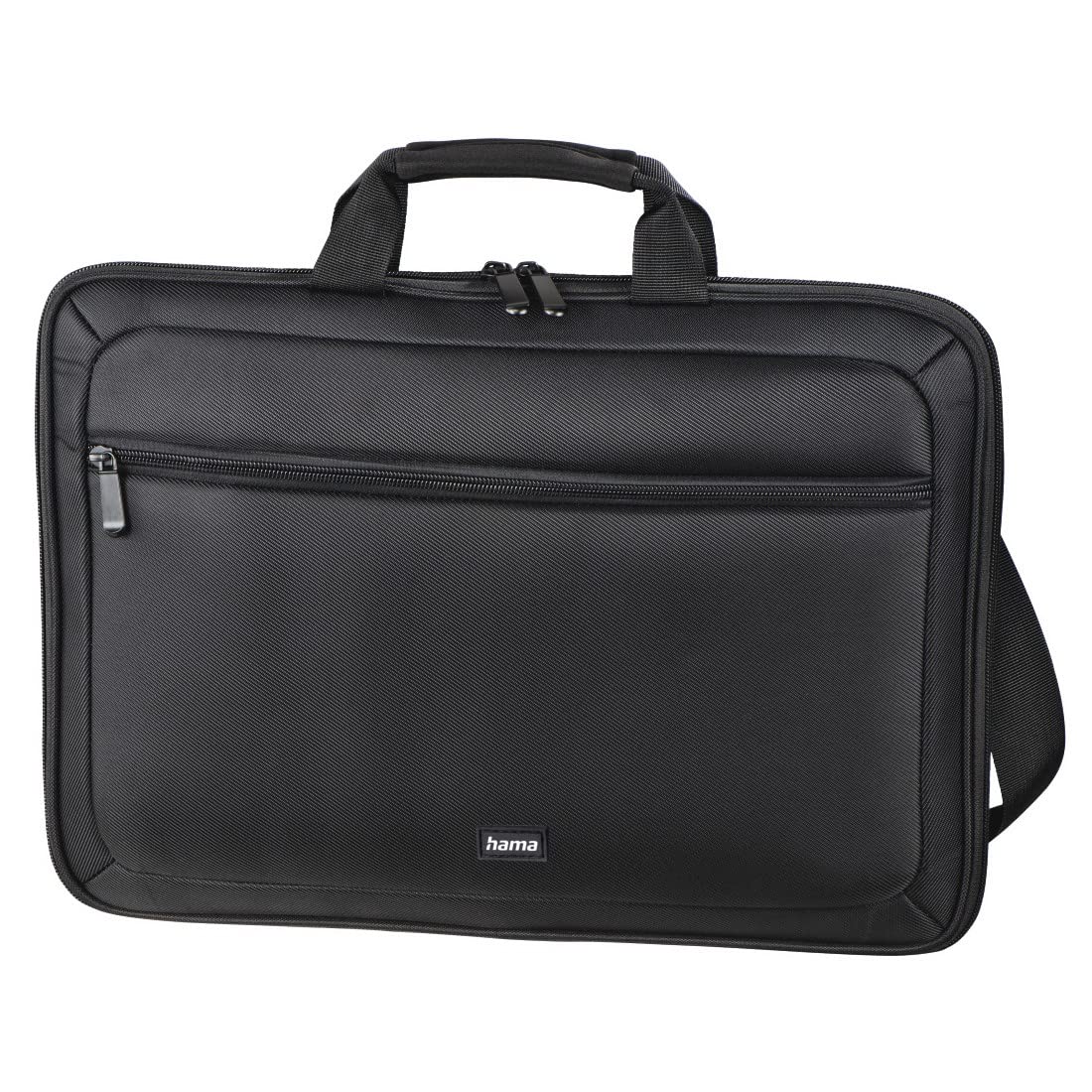 Hama Laptop Bag up to 15.6 Inches (Notebook Bag for Laptop, Tablet, MacBook, Chromebook up to 15.6 Inches, Shoulder Bag as Work Bag or School Bag for Men and Women) Black