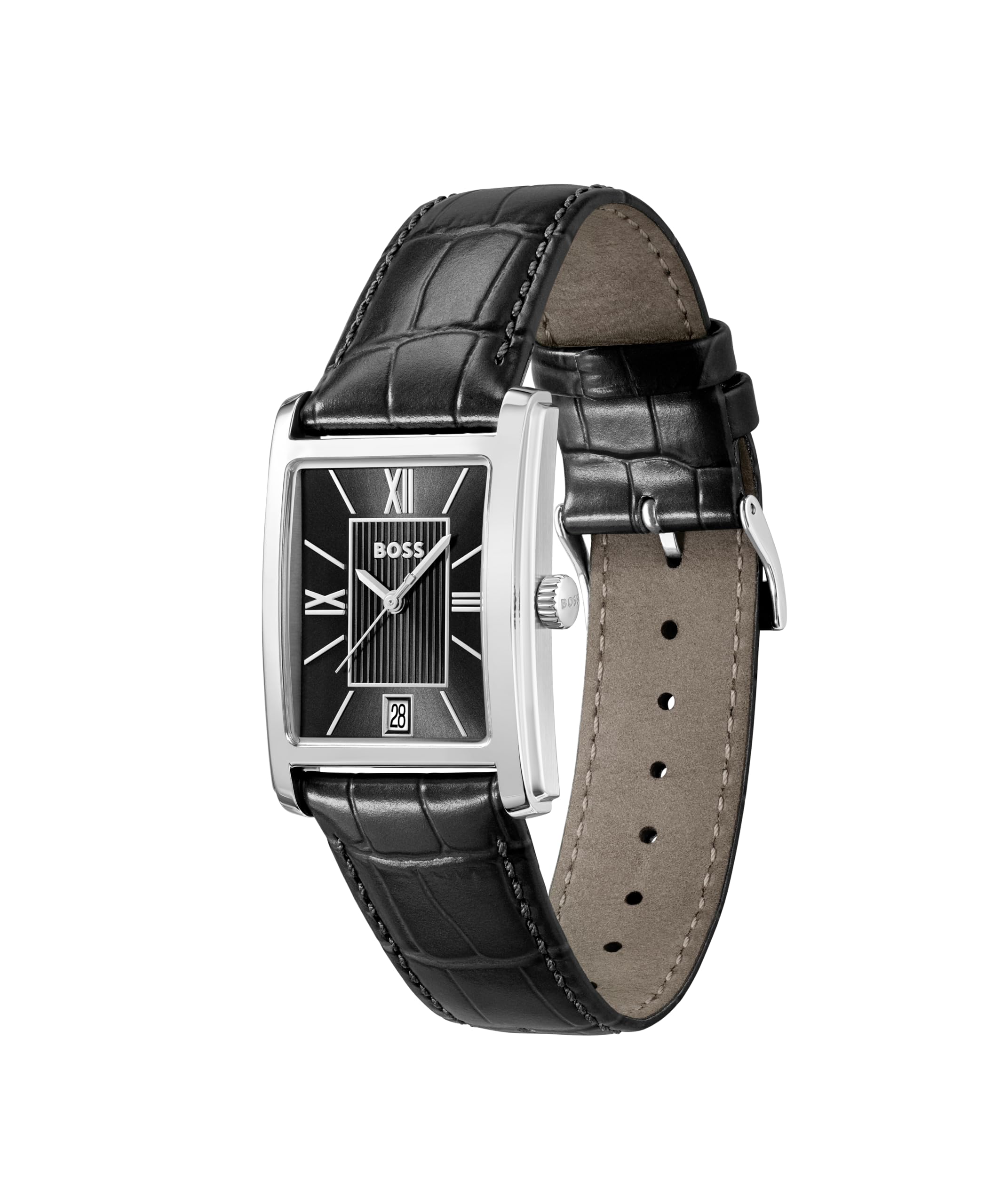 BOSS Principle Dress Collection 1514300 - Reloj analógico para Hombre, con Correa de Piel marrón
