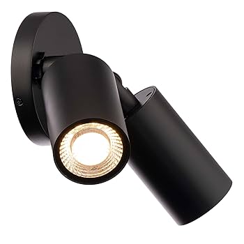 OUTLET【タン、黒 ブラック、Dブラウン 140㎝×30本】 Cylinder LED Double Adjustable Indoor or Outdoor Wall Light