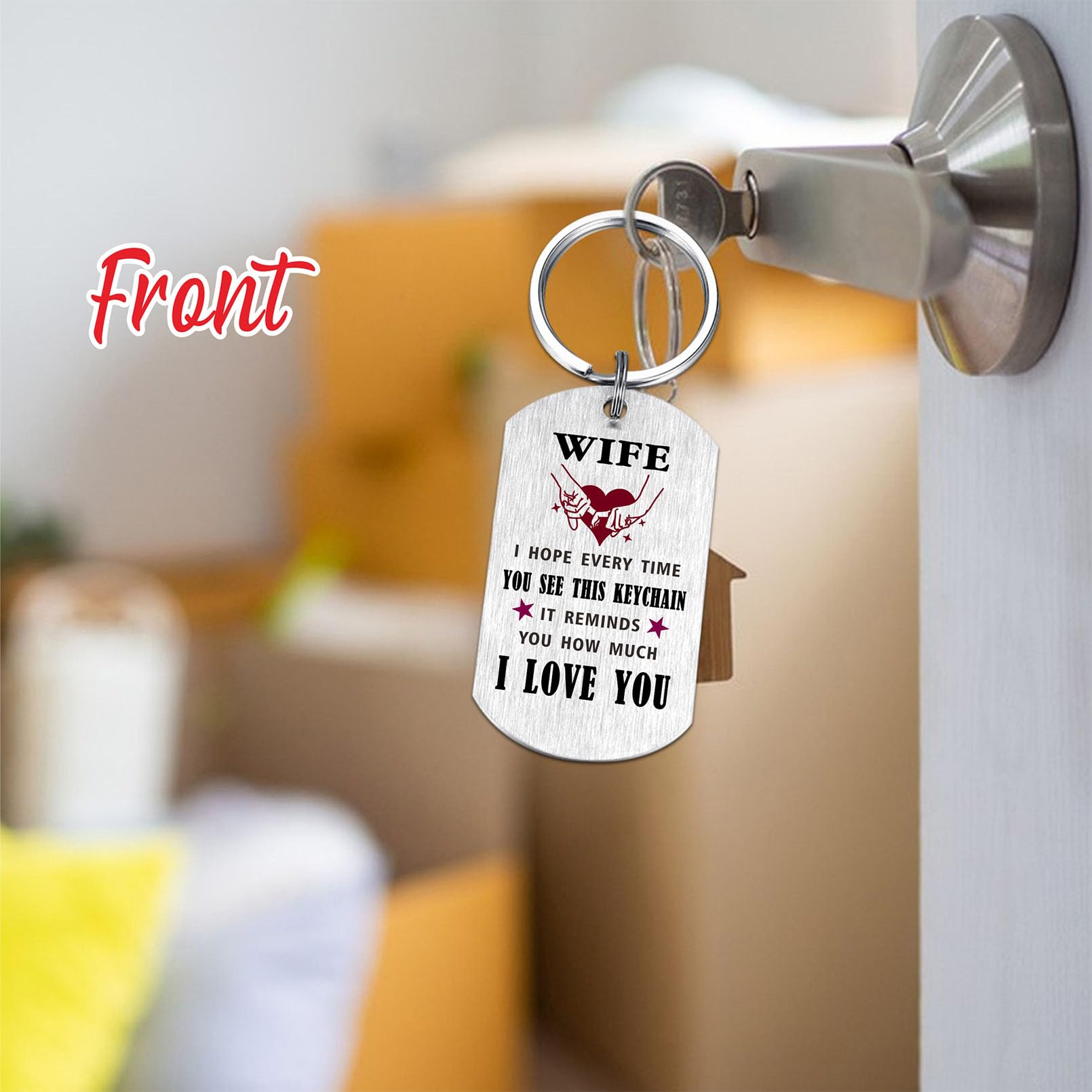 Viayen Mother's Day for Gifts Wife from Husband, Gifts for Wife Birthday Just Because Anniversary Valentines Day Keychain