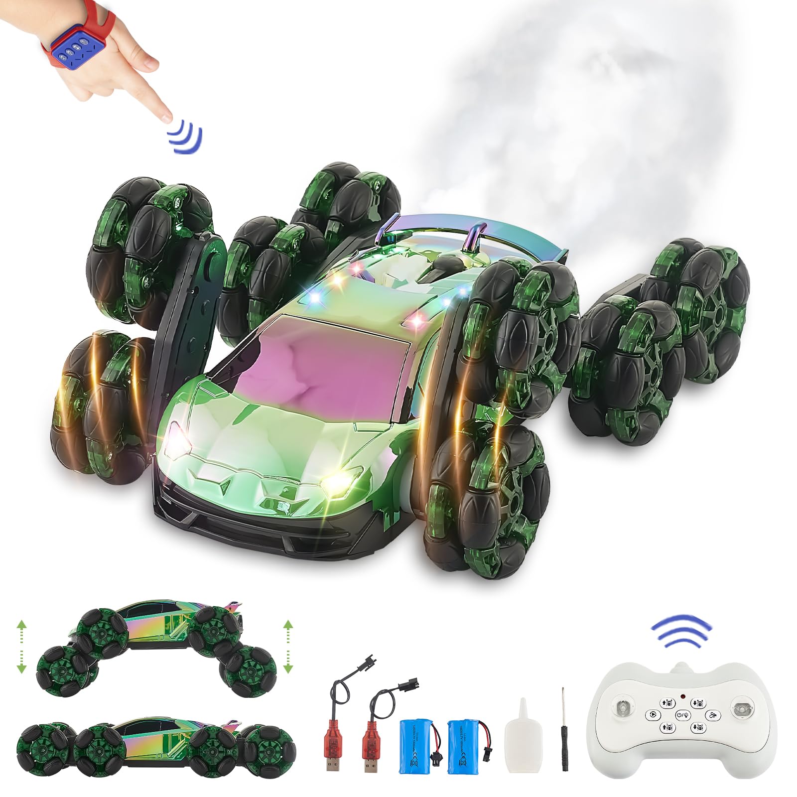 Frostjoy 8WD Remote Control Stunt Car