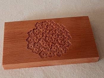 Amazon | KENNKUNN 和菓子道具 生菓子 木製 菓子型 木彫 梅 桜