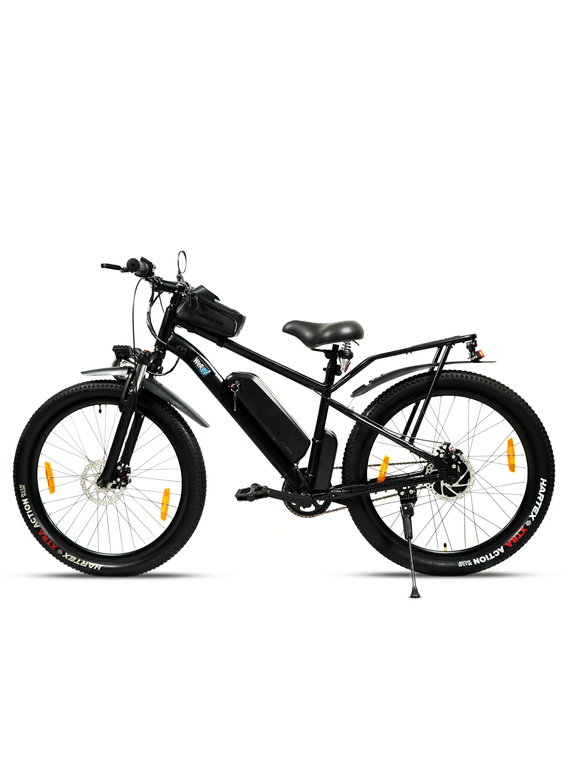 WEREV Air Urban E Cycle (18" Frame, 7.8Ah Li Ion Removable Battery, Front & Rear Suspension, Digital Display, 250W Motor,50~60kms Range) (Black)-picture-14