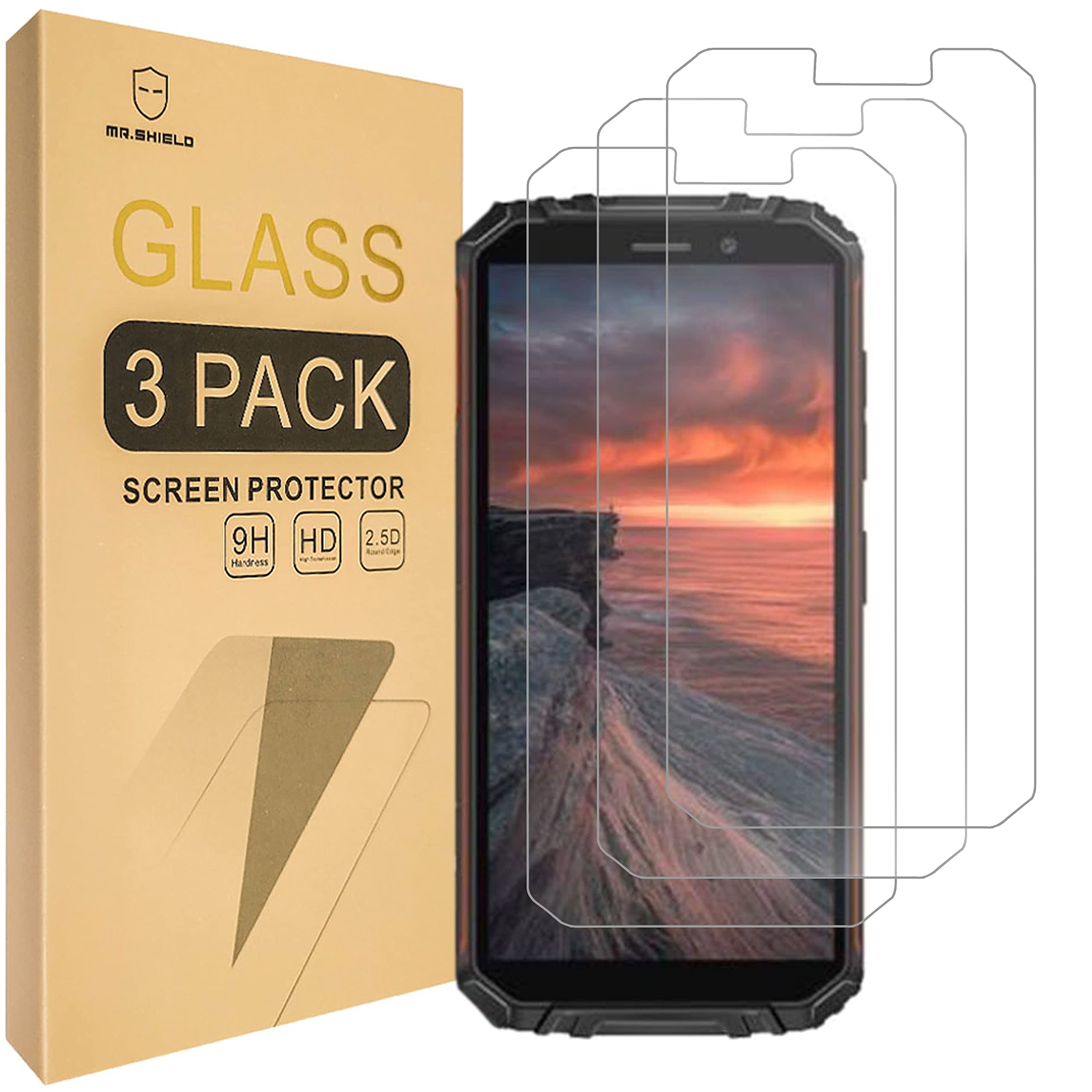 Pellicola Vetro Temperato Per Oukitel WP18 Pro | 3 Pezzi 9H Durezza | Protezione Schermo Anti Graffi E Bolle Pellicola Idrorepellente E Oleorepellente