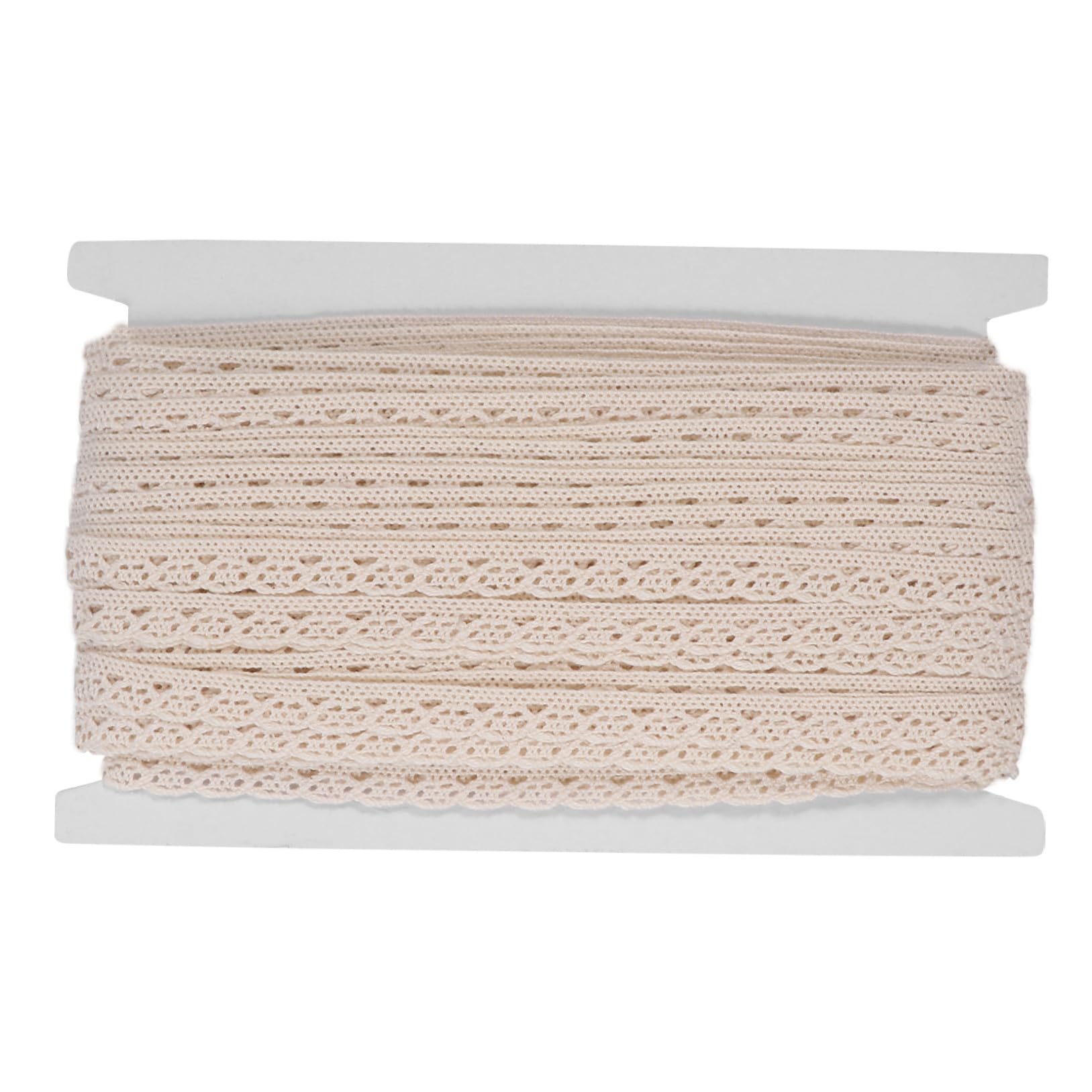 Tofficu 2 Rollos Accesorios de encaje adorno de encaje de bricolaje ribete de de tela mantel retro cortinas curtains artesanía de costura DIY cortina de decorativo algodón