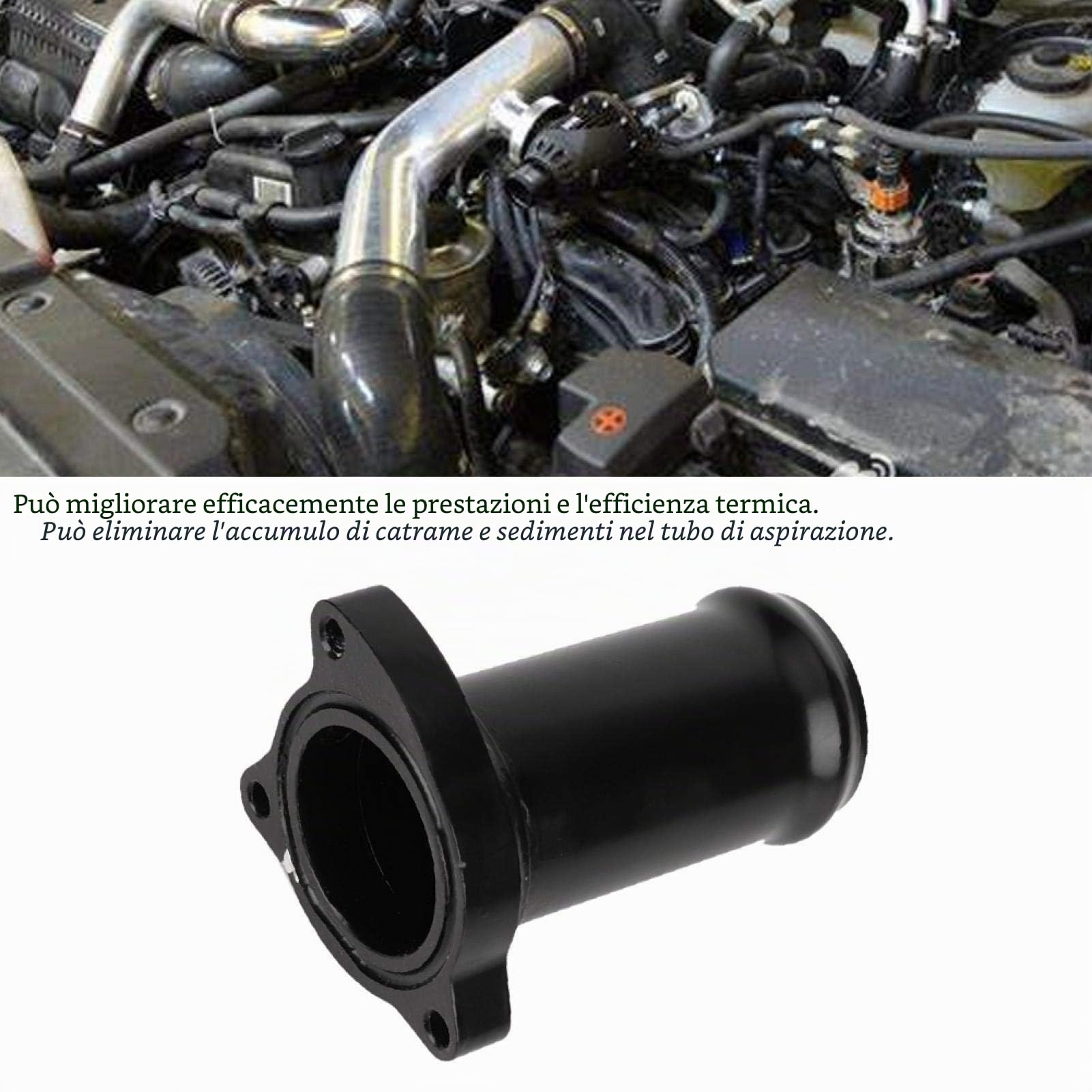 valvola egr 4 1.9 tdi + Tubo di ricambio valvola EGR adatto per kit di eliminazione EGR 1.9 TDI 130/160 CV