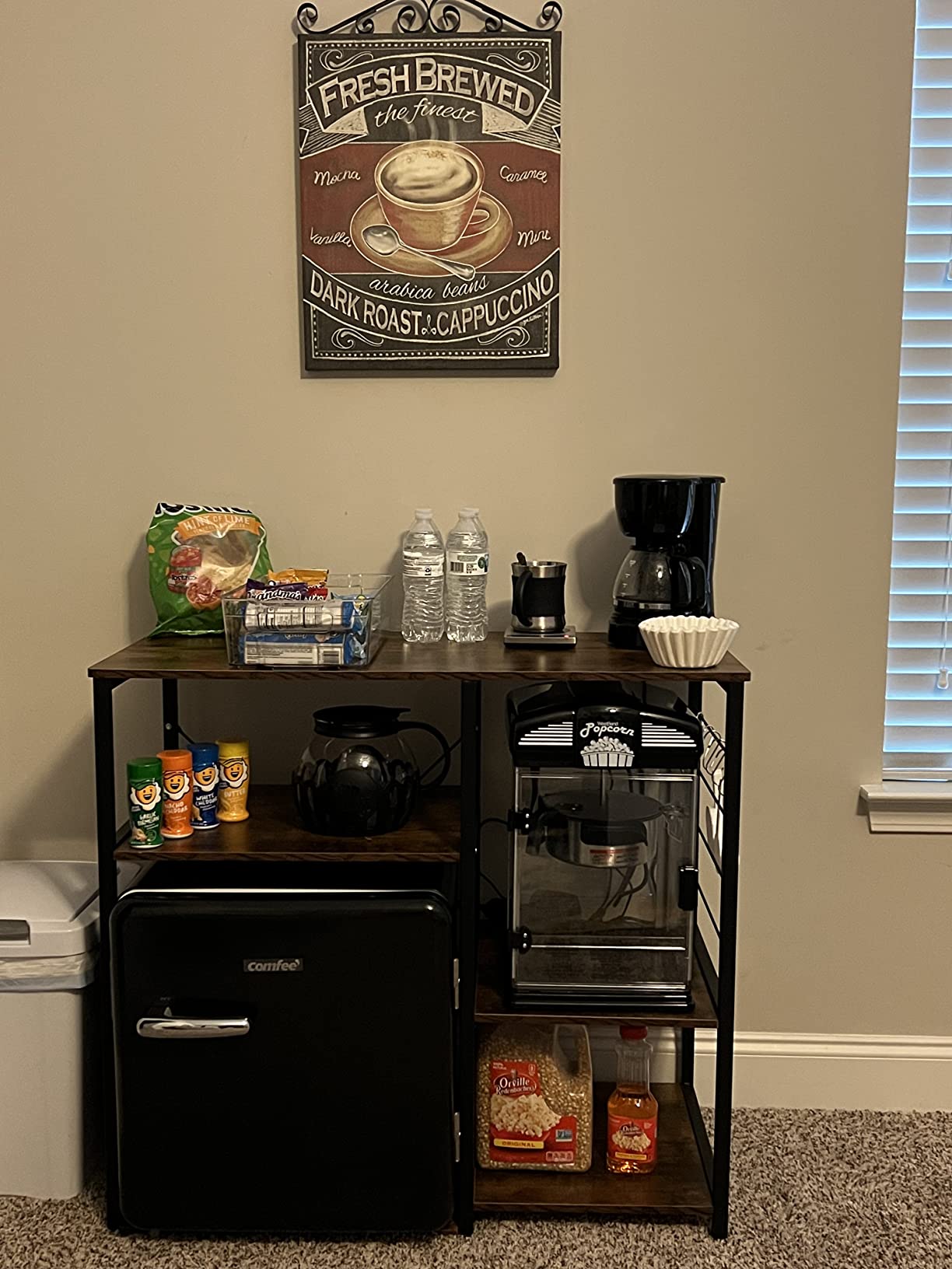 23/mo Finance COMFEE 1.6 Cubic Feet Solo Series Retro Refrigerator