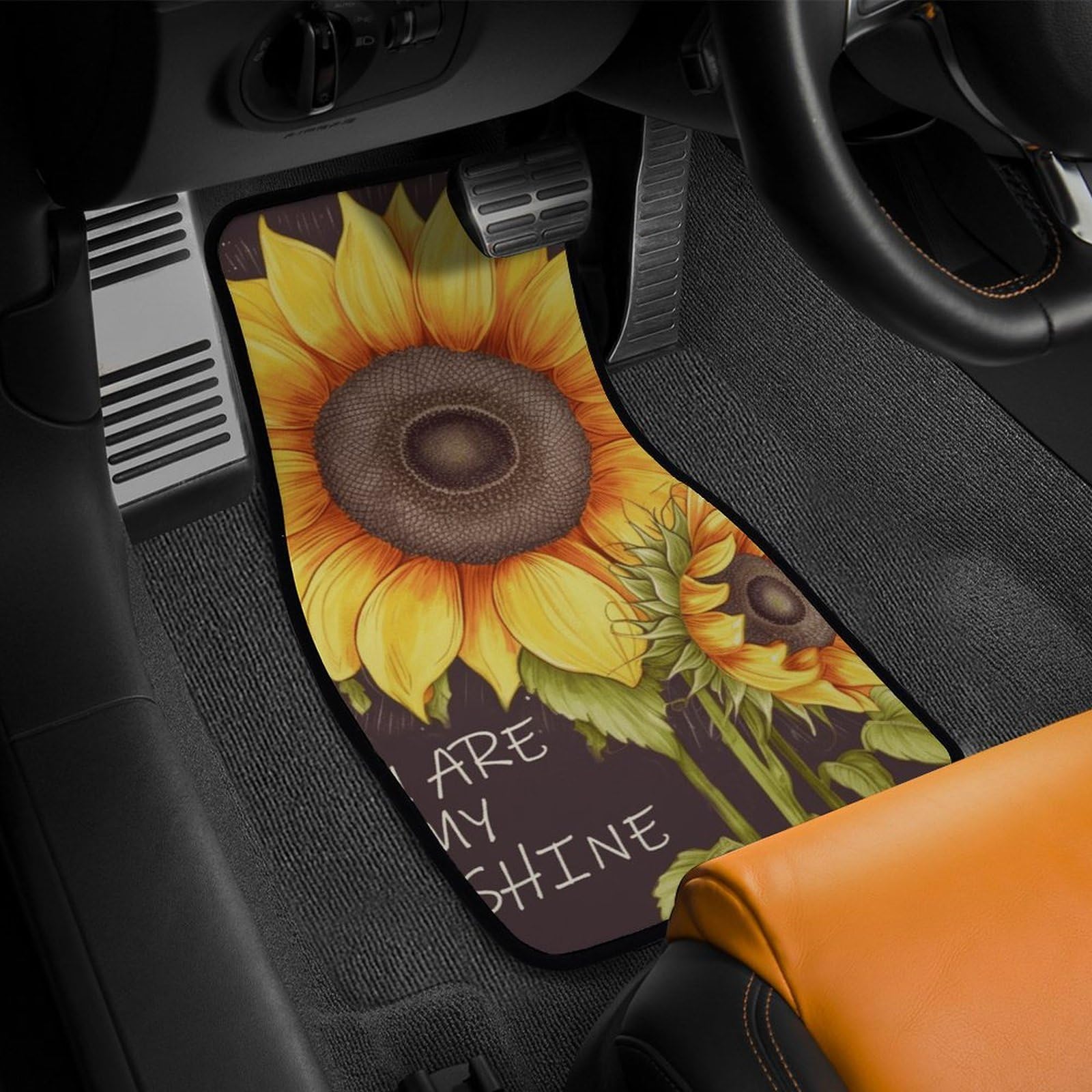 Set di 4 tappetini per auto, resistenti, antiscivolo, facili da pulire, adatti per la maggior parte delle auto, per tutte le stagioni, universali, adatti per SUV, berline e camion