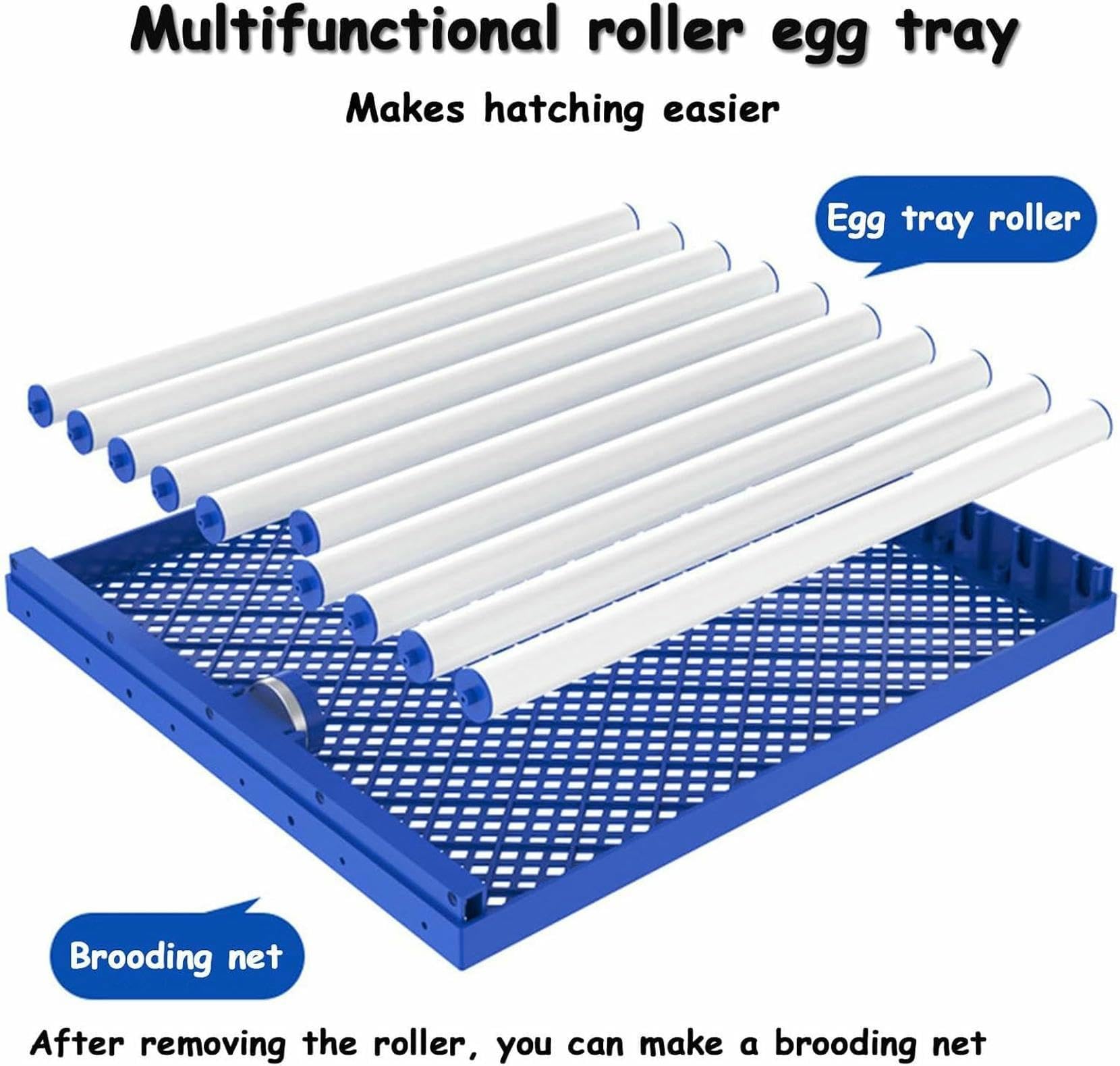 Incubadora De 136/204/372/340 Huevos con Volteador AutomáTico Y AdicióN AutomáTica De Agua, Control De Humedad Y Temperatura, FuncióN WiFi, Osciloscopio Integrado, para Aves De Corral 272Eggs