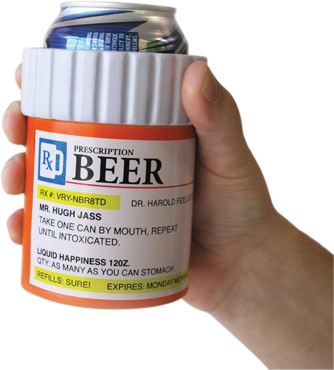 Suреr Bіg Clеаrаnсе! BigMouth Inc Prescription Pill Bottle Drink Kooler, Keeps Drinks Cold, Foam Drink Holder, Perfect Funny Gag Gift