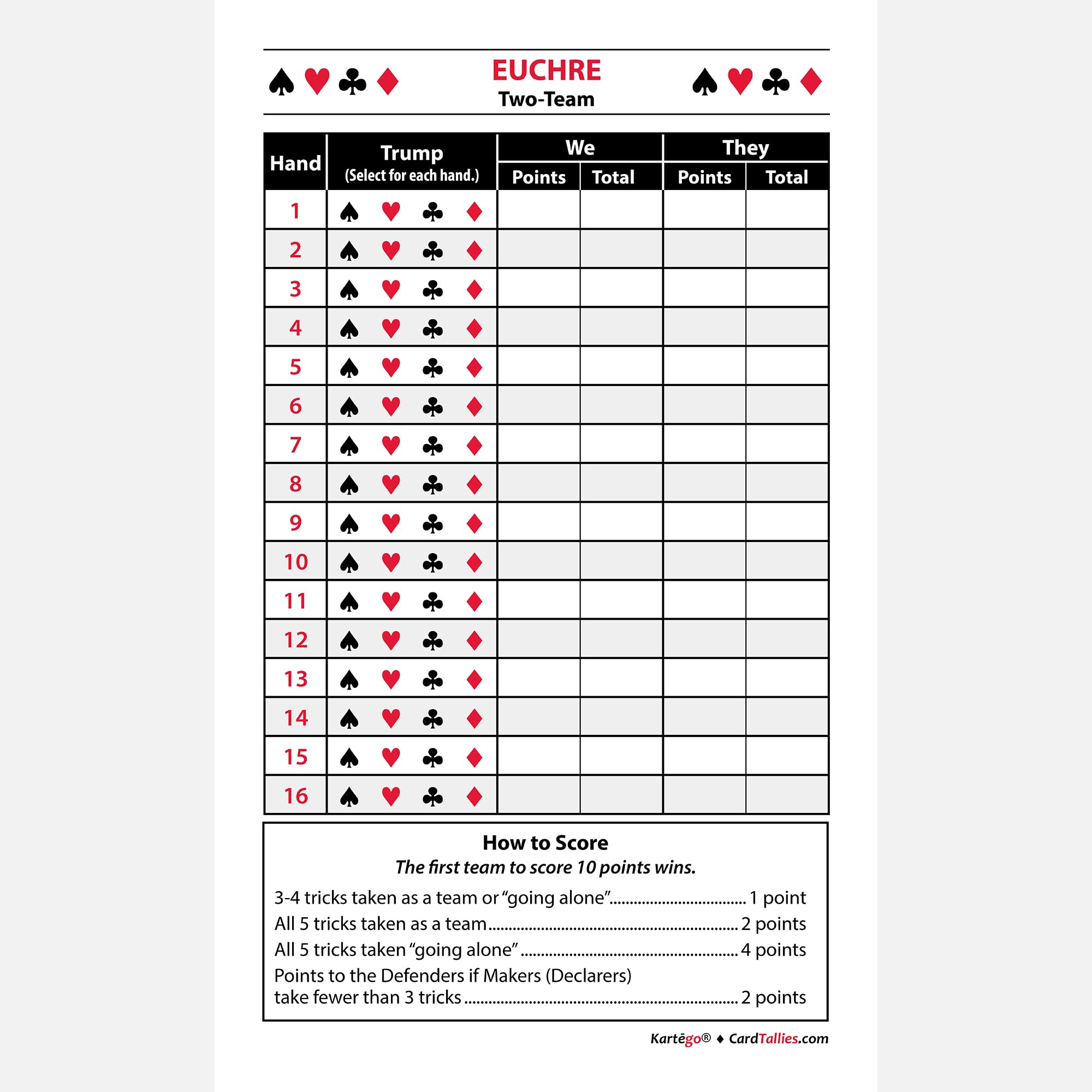 Amazon.com: Euchre Score Pads (3 Pads, 50 Sheets Each) Enjoy The Original. Made in The USA. : Toys & Games amazon-com-euchre-score-pads-3-pads-50-sheets-each-enjoy-the-original-made-in-the-usa-toys-games