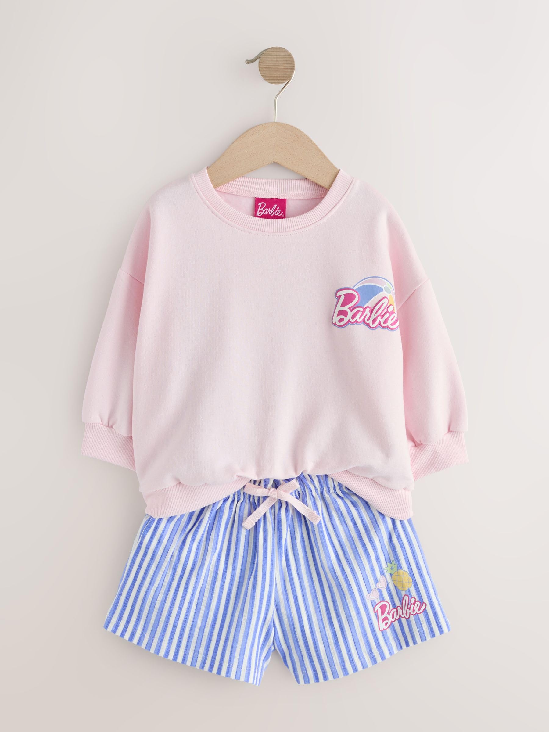 NEXT Niñas Conjunto con pantalones cortos de Barbie