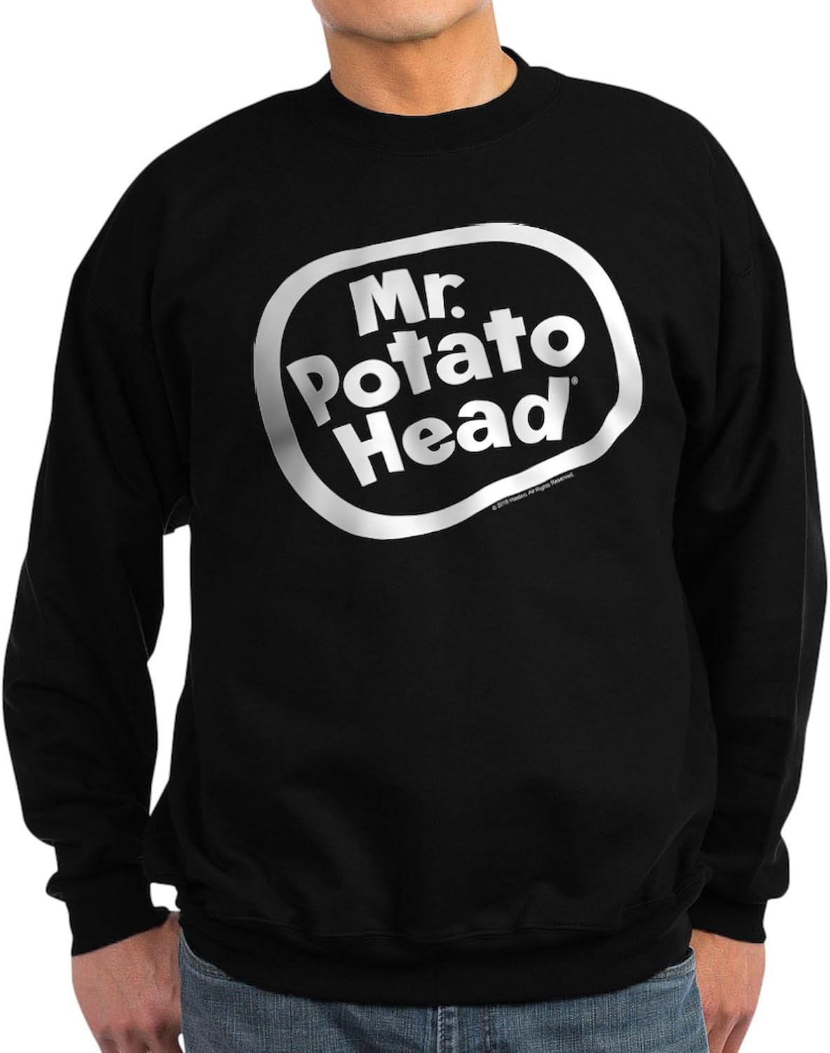 CafePress Mr. Potato Head Sweatshirt (Dark) Classic Crew Neck Light Sweatshirt