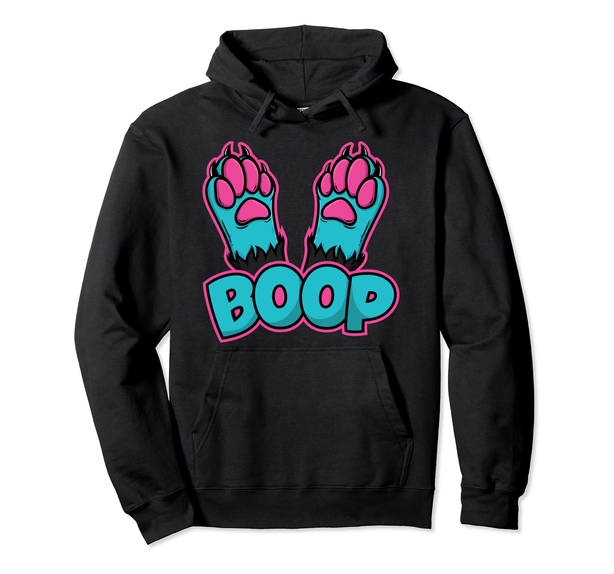 Furry Clothing Brands by Crush RetroFurry Fursona Fandom Toe Beans Feet Boop Pullover HoodieOEKO-TEX STANDARD 100