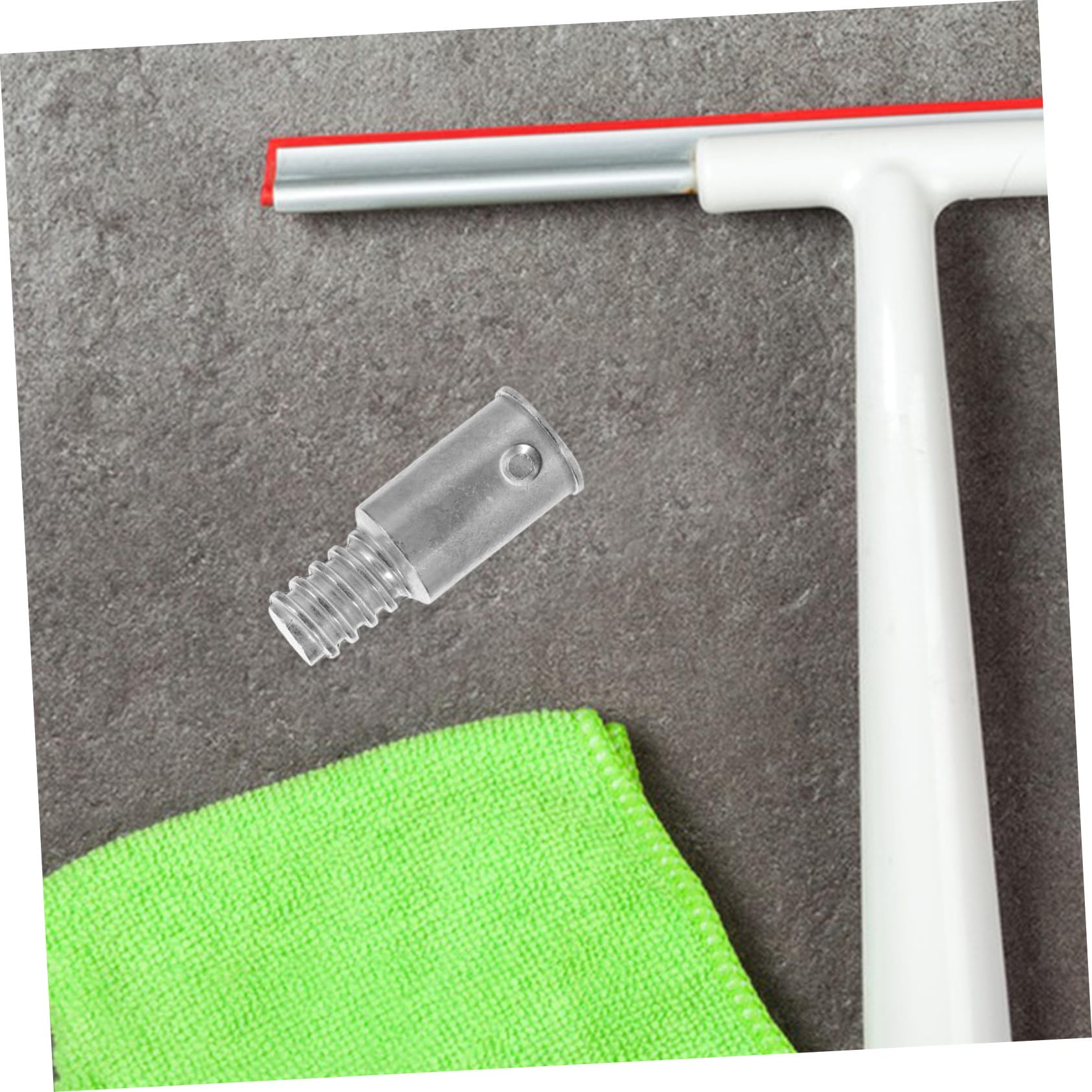 Aluminiowy Adapter Gwintowy Do Przedłużaczy Teleskopowych Końcówka Do Kijów Mocny i Trwały Element Szczotek i Wałków Malarskich