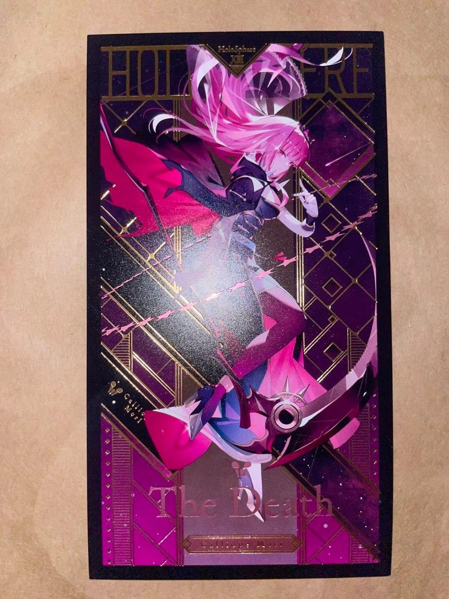 【超貴重】ホロライブ 森カリオペ 影絵 タロット サンパン プレイマット 超貴重】ホロライブ 森カリオペ 影絵 タロット サンパン プレイ