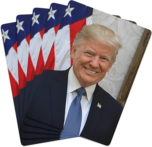 Cartas de juego de Trump divertidas tarjetas de póquer del presidente Trump