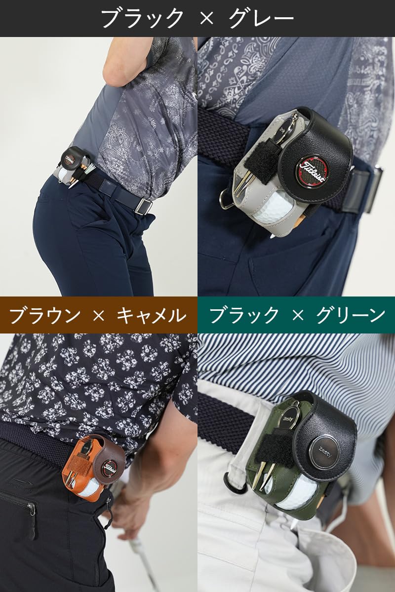 : Zesty ゴルフボールケース 2 バイカラー ゴルフ ボール