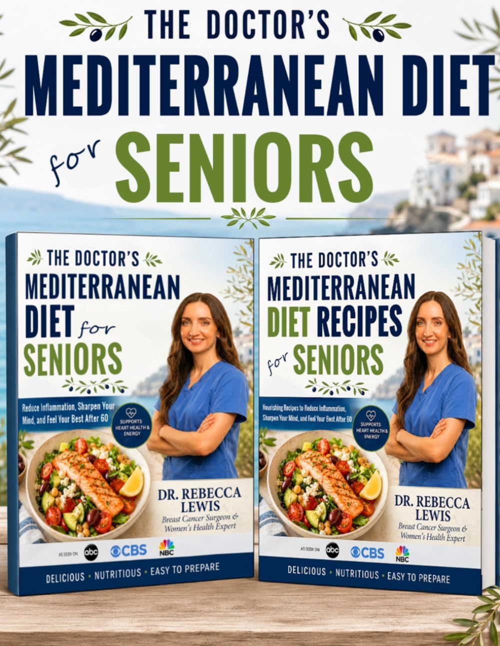 The Doctor's Mediterranean Seniors Collection: The Complete Nutrition Guide and Recipe Book for Healthy Aging (The Mediterranean Diet Series)