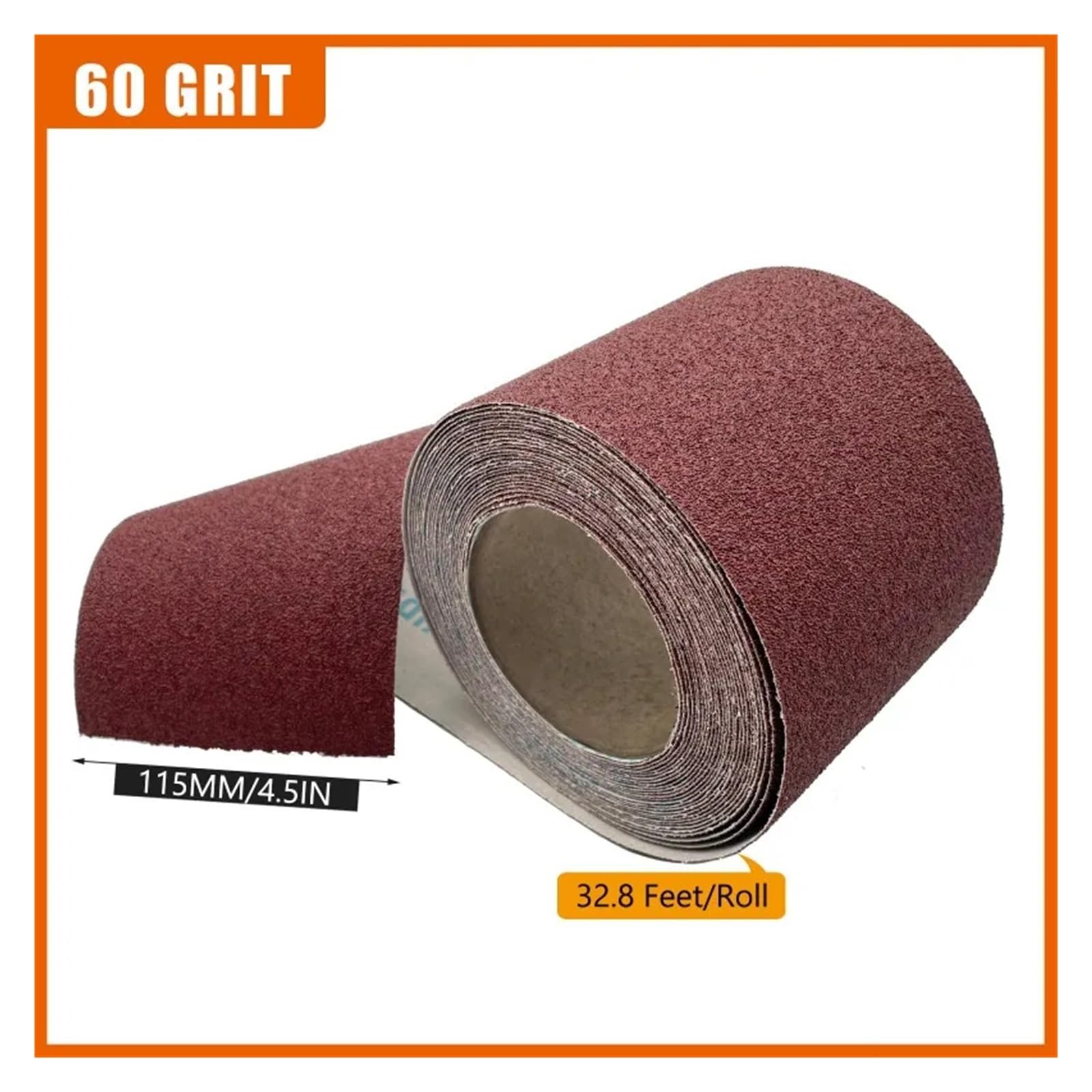 Rotolo di carta vetrata, Rotolo di carta vetrata abrasiva da 10 metri legno asciutto e bagnato(320 Grit)