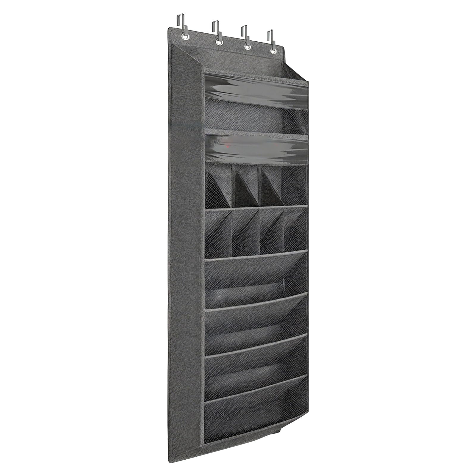 LUCKGONI 13 Pocket Over The Door Hanging Storage With Generous Compartments For Footwear And Accessories Constructed From Strong