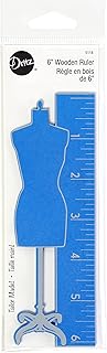 Dritz 6" Wooden Ruler, Dress Form