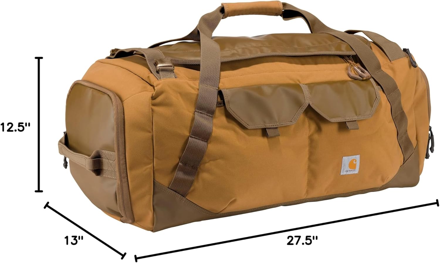 Carhartt Heavy Haul Utility Duffel Bag's, Water-Resistant Packable Bag for Jobsite, Gym, and Travel - Image 7