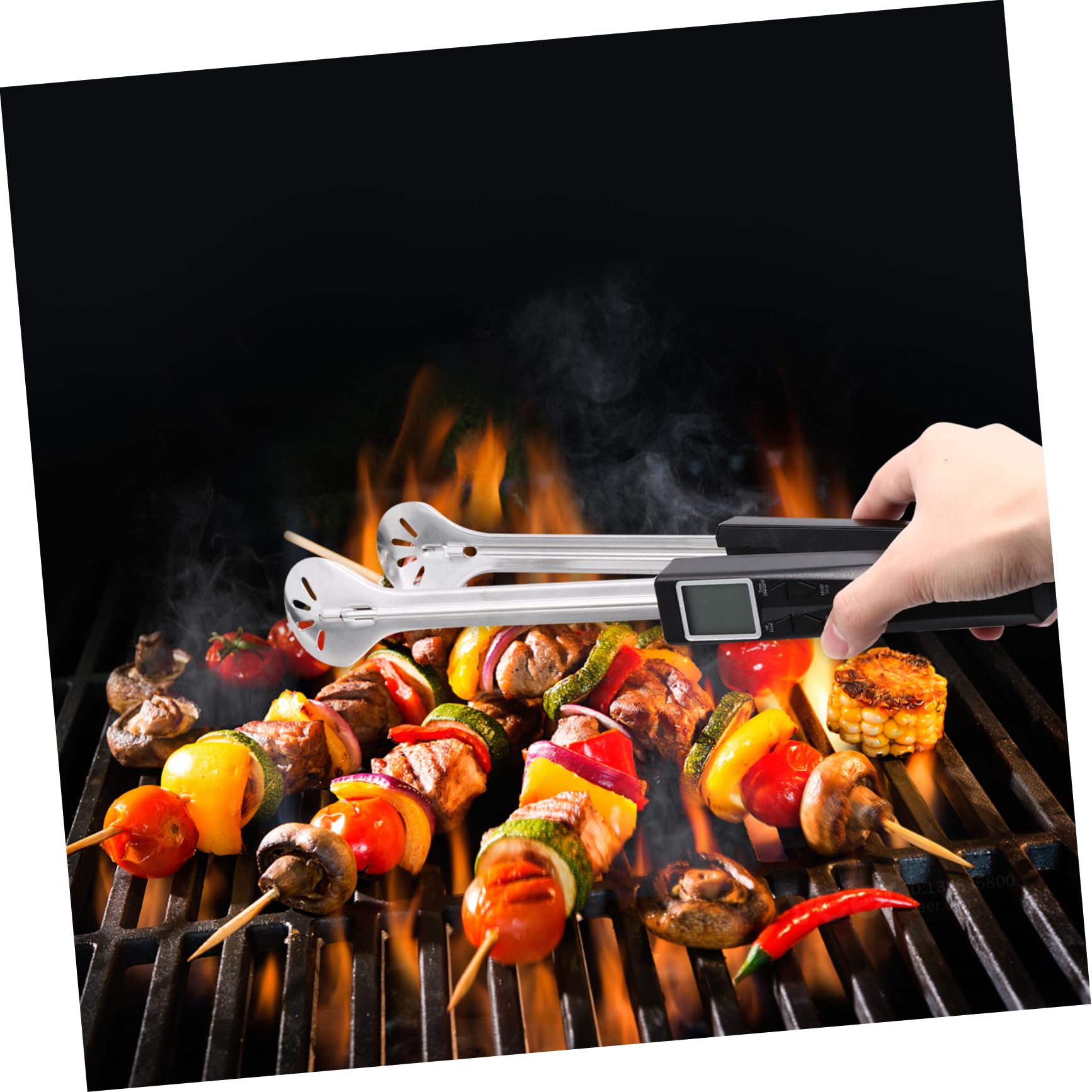 ABOOFAN Termometro per Barbecue con Sonda per Pinze per Alimenti per Letture Accurate della Temperatura per Grigliate Cottura e Cottura al Forno Utensile da Cucina