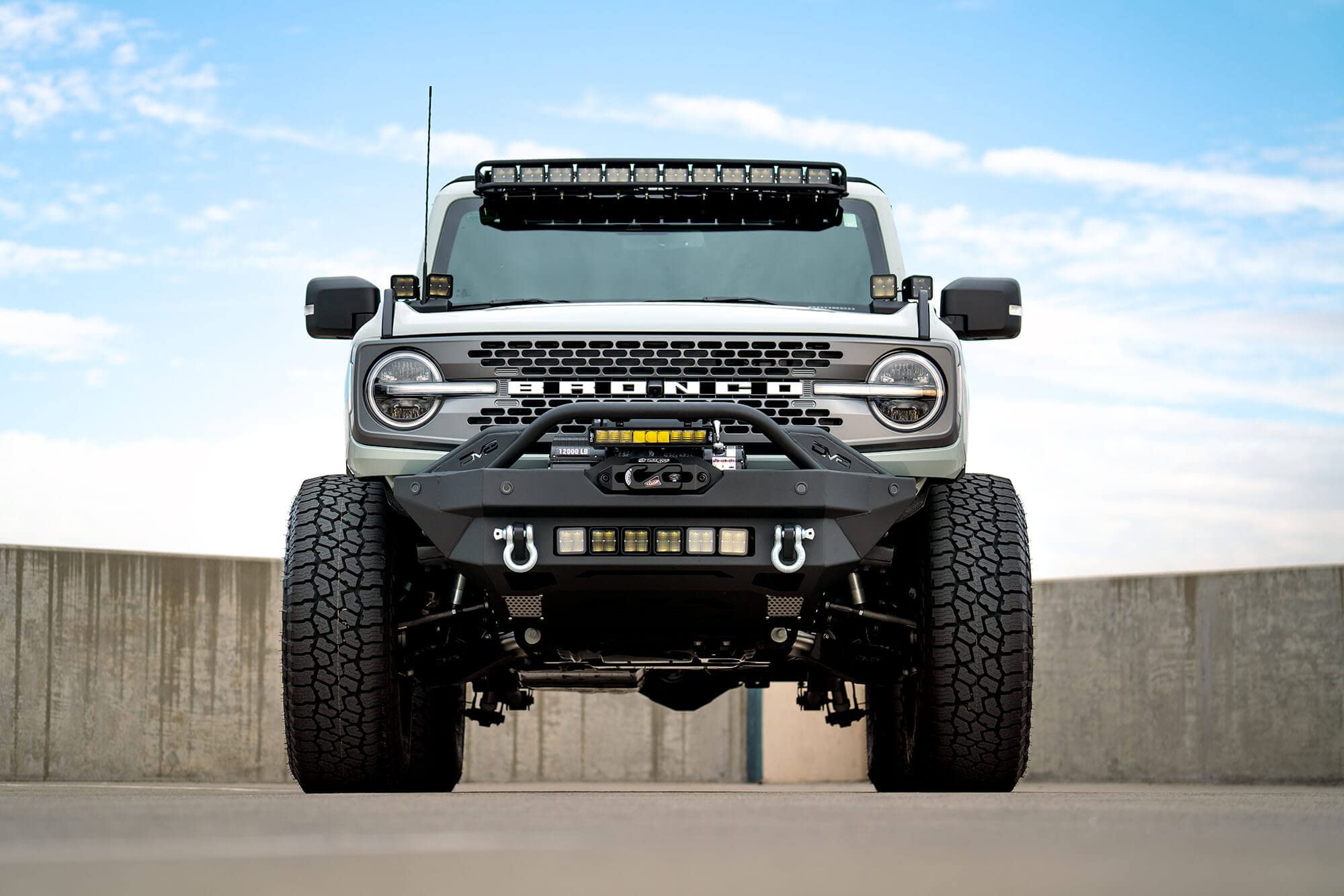 Amazon.com: DV8 Offroad FS-15 Series Winch Front Bumper for