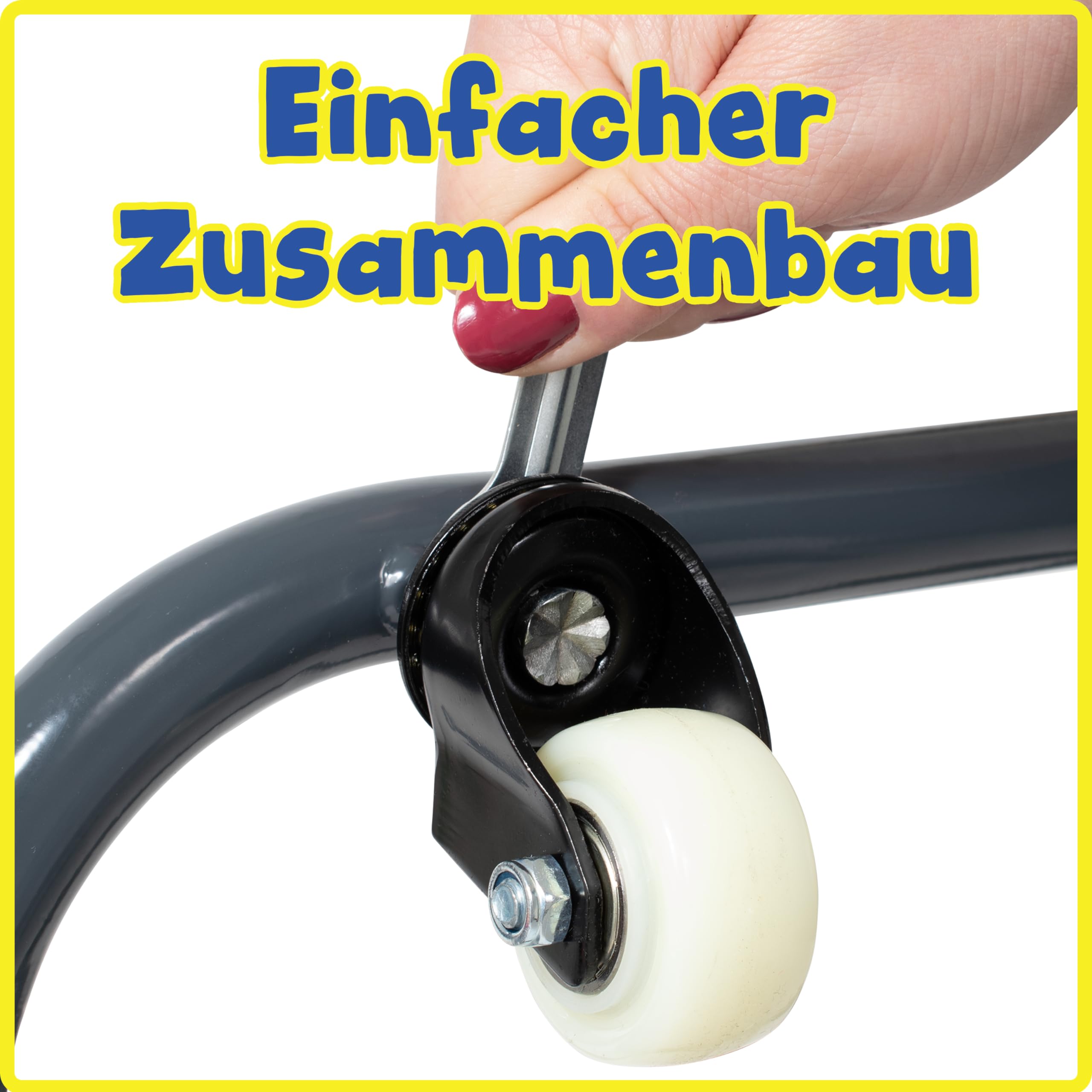 READY 2 LEARN Gestell zum Trocknen von Kunst | Stabiler Kunst-Organizer für Bilder und Zeichnungen | 25 Fächer | Stahl | 4 Rollen | 2 feststellbare Räder - 37,75 "H x 17,75 "W