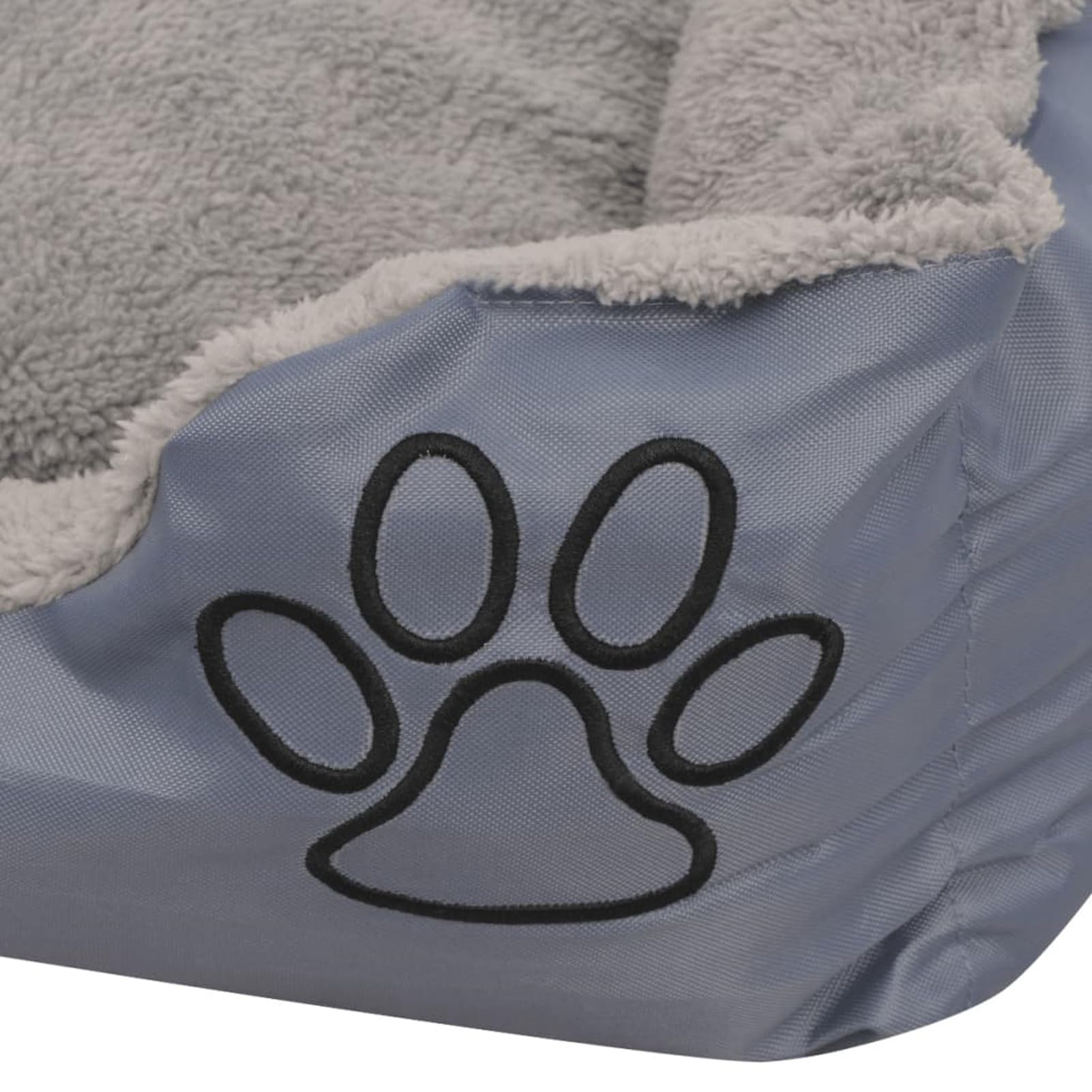 Homgoday Cuia per Cani con Cuscino Imbottito Taglia L Grigio, Gabbia Cane Gabbia per Cani da Interno Kennel per Cani Gabbie per Cani Recinto per Cani da Esterno