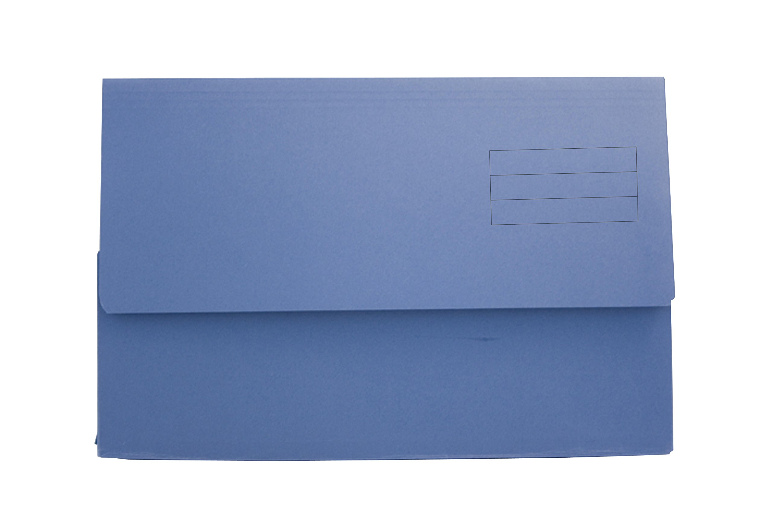 ExacomptaGuildhall Plain Document Wallet, 345x245 mm, 250 gsm - Blue, Pack of 50