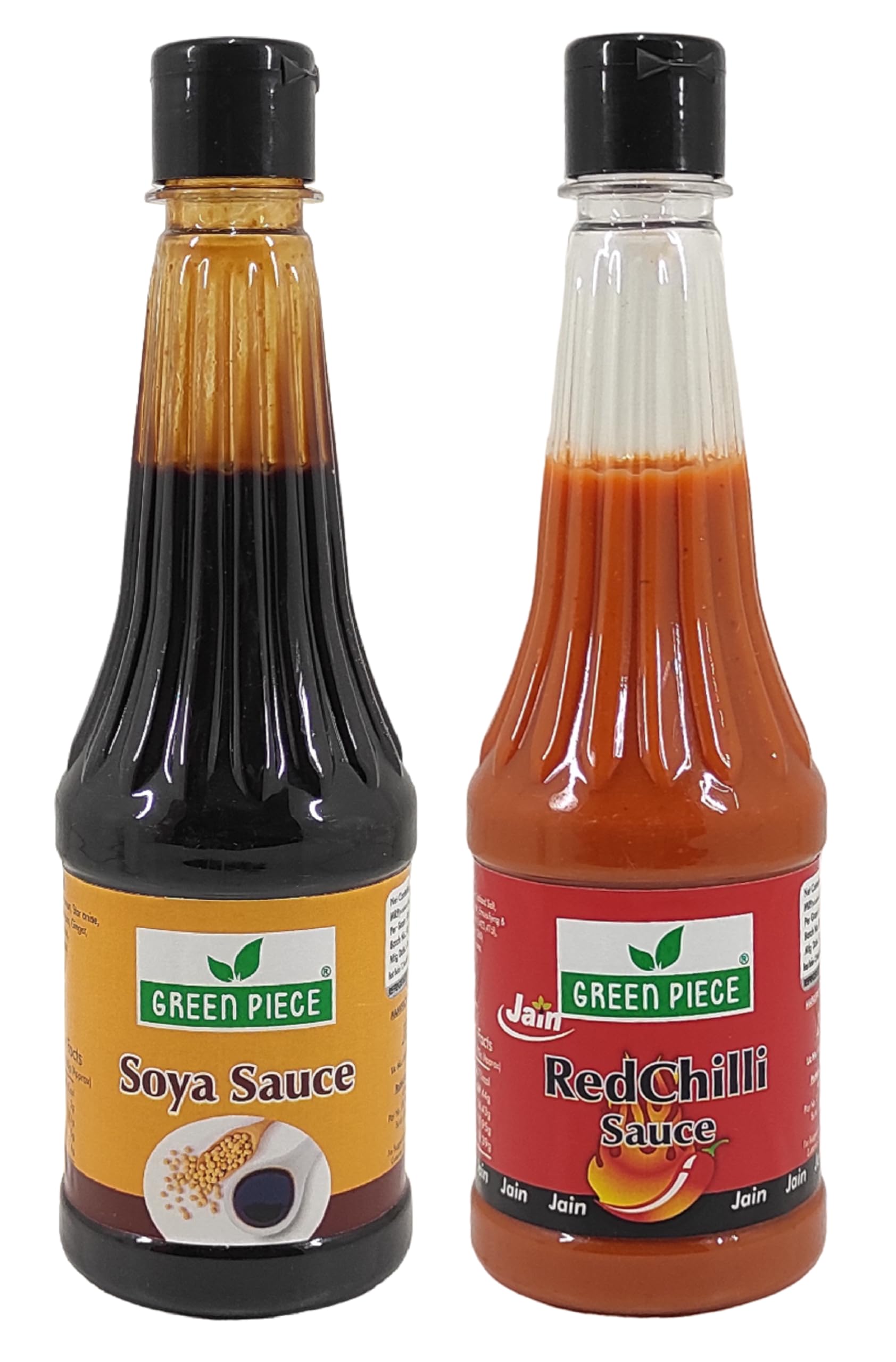 Green Piece Jain Sauce WIth No Onion/Garlic Soya sauce & Red Chilli Sauce(Pack of 2) Sauce (1000 ml) (B09T3WNXQD) Amazon Price History, Amazon Price Tracker