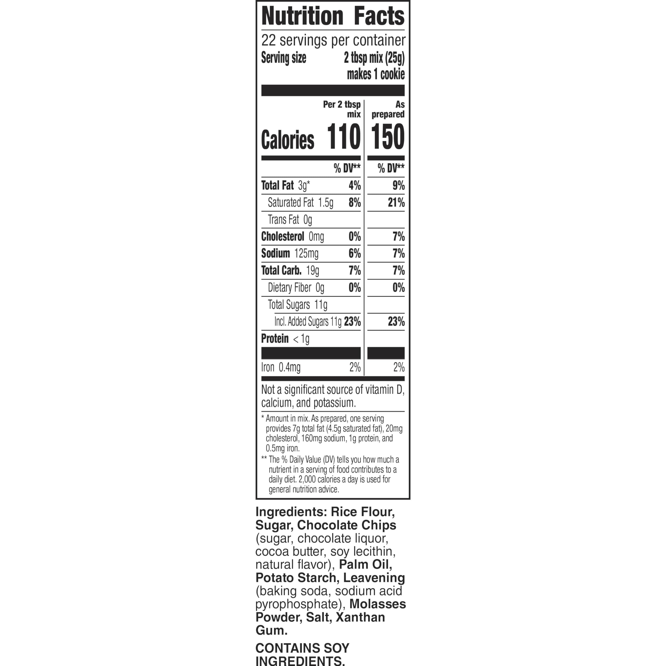 Betty Crocker Gluten Free Cookie Mix, Chocolate Chip, 19 oz Box, 6 pack