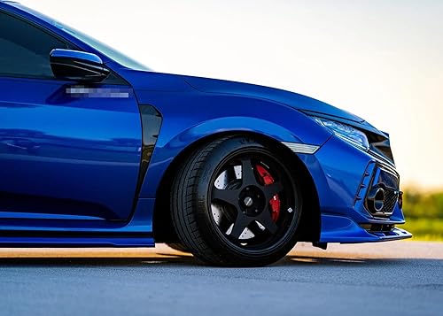 Miniatura 3 de iJDMTOY JDM - Carcasas de lámpara de marcador lateral frontal con lente blanco esmerilado semidansparente compatible con Honda 2016-21 Civic Sedan