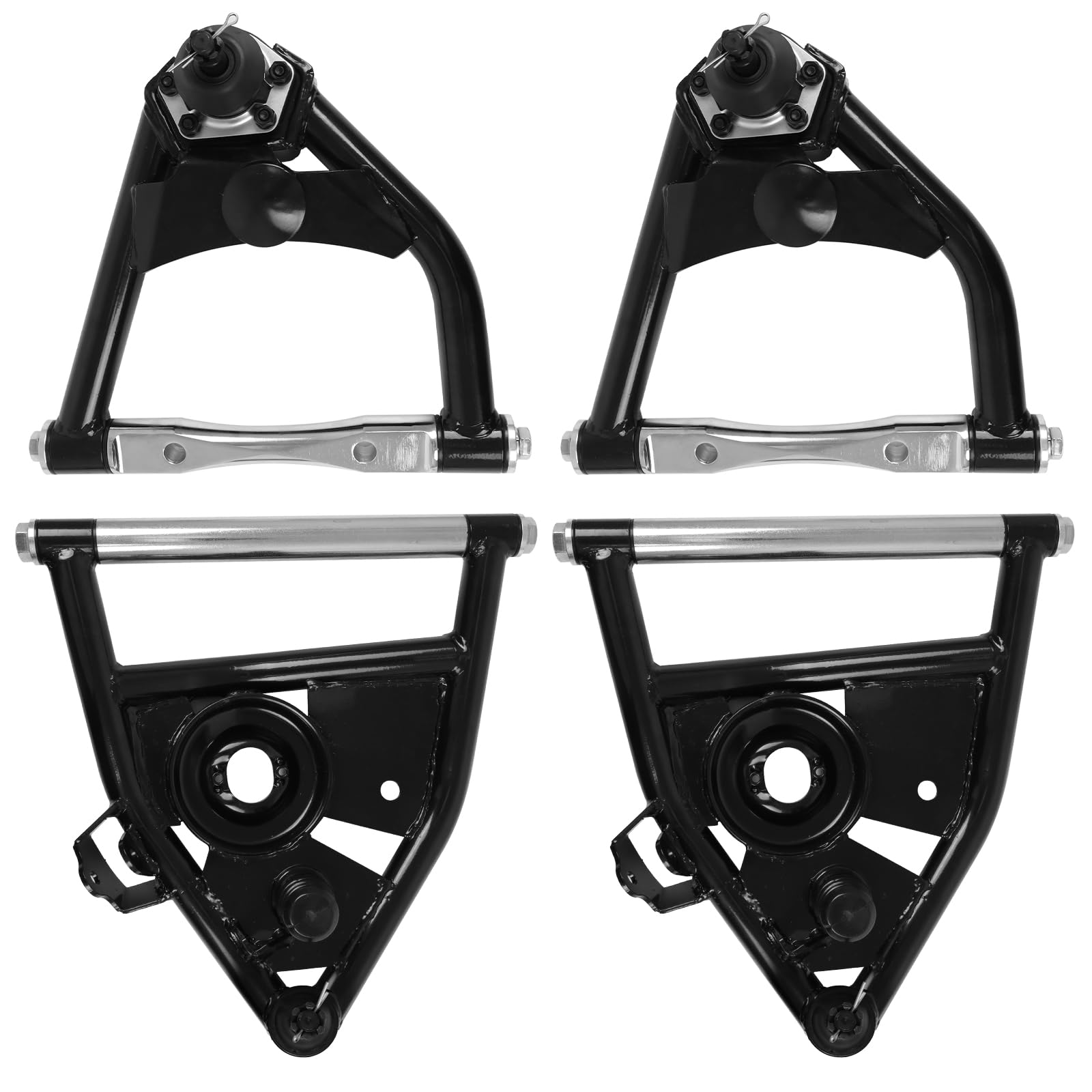 Photo 1 of Set of 4 Front Upper/Lower Control Arms for Chevy C10 (Suburban) 1963-1972, Front Tubular Control Arm Kit for GMC C10 (Suburban) 1963-1972