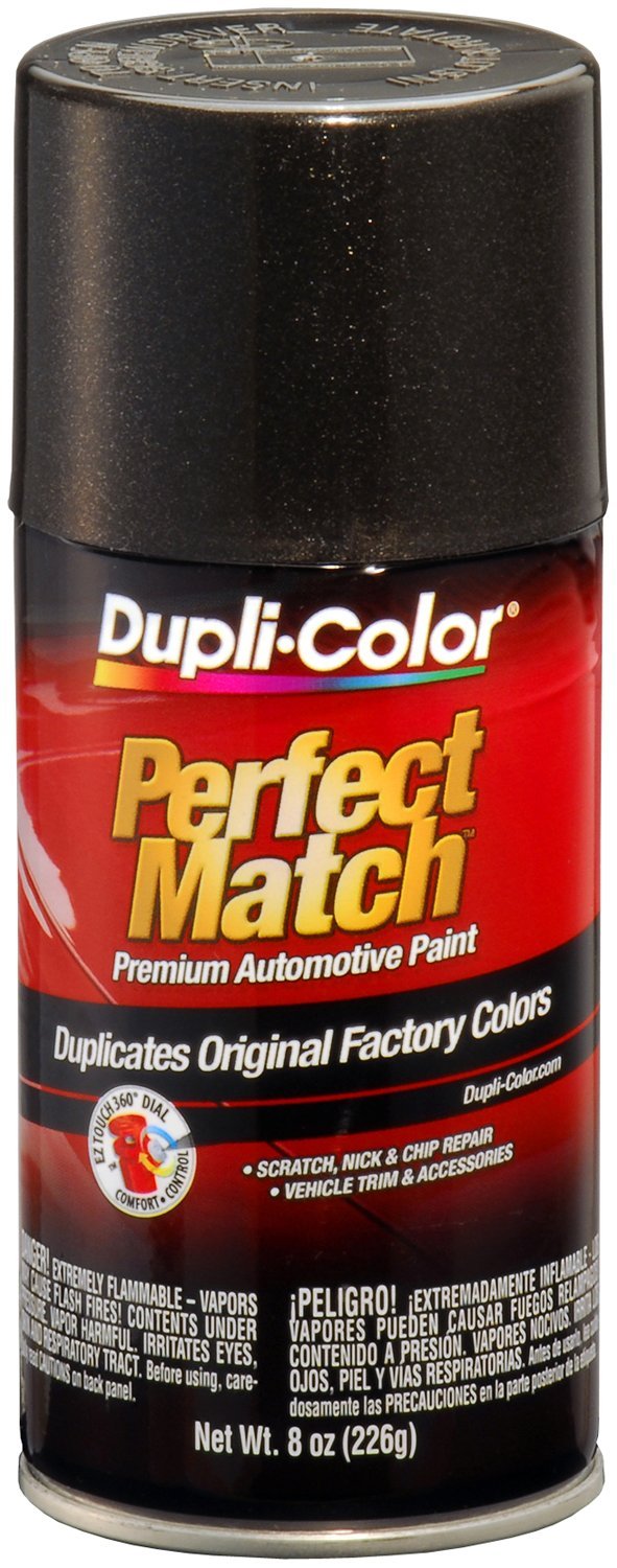 Dupli-Color (EBUN00907-6 PK) Universal Black Metallic Perfect Match Automotive Paint - 8 oz. Aerosol, (Case of 6)