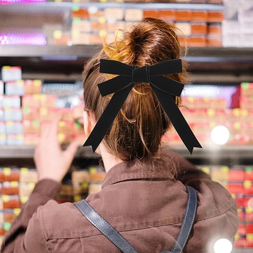 Miniatura 6 de Cinta de terciopelo negro vintage para árbol de Navidad, envoltura de regalo de 1 pulgada x 10 yardas, cinta de terciopelo de Navidad triturada