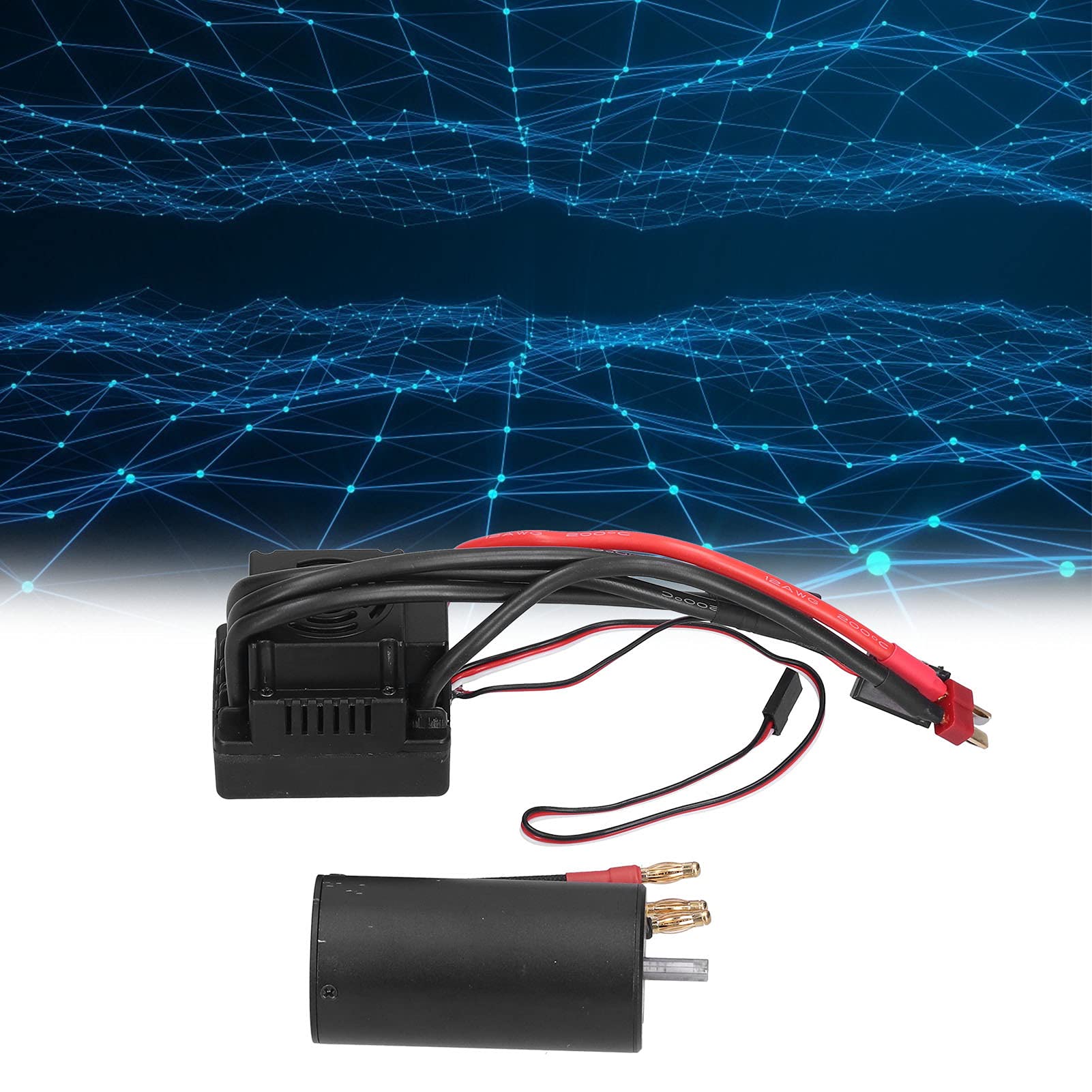 3670 Silnik Bezszczotkowy 2150KV i 120A ESC Combo z Zestawem Wtyczek T Silnik ESC Combo do Samochodu 1/8 RC