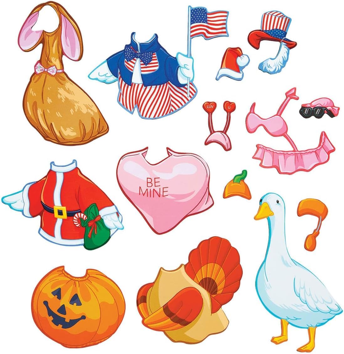 12 PCS Christmas Duck Cruise Door Magnets Decorations Funny Cruise Ship Door Magnets Magnetic Reusable Magnet
