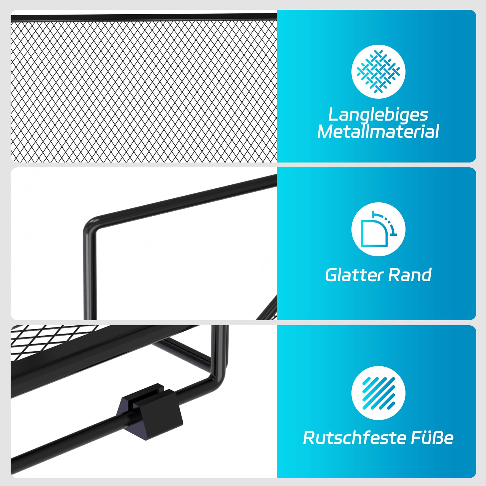 Schreibtisch Organizer und Zubehör, 5-stufiger Multifunktionaler Stiftehalter mit Schublade und Ablagefächer, für Büro, Schule, Zuhause