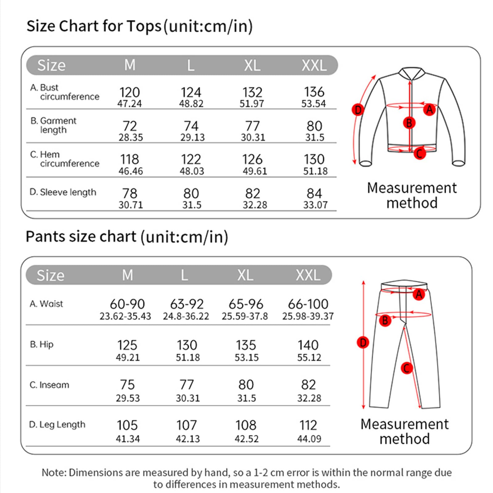 MOTOCENTRIC Traje de Lluvia para Moto 2 Piezas, Chubasquero Impermeable y Transpirable con Tiras Reflectantes, Conjunto de Chaqueta y Pantalón Cortavientos para Motorista Hombre Mujer
