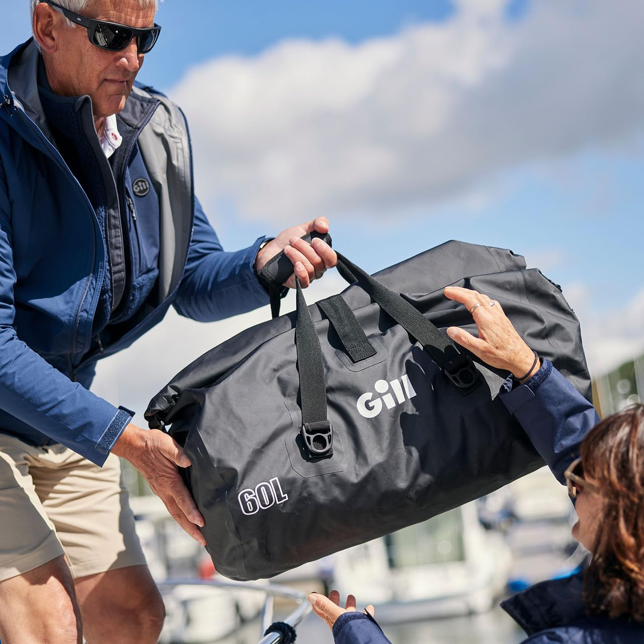 2023 Gill Voyager Duffel Dry Bag 60L - Black