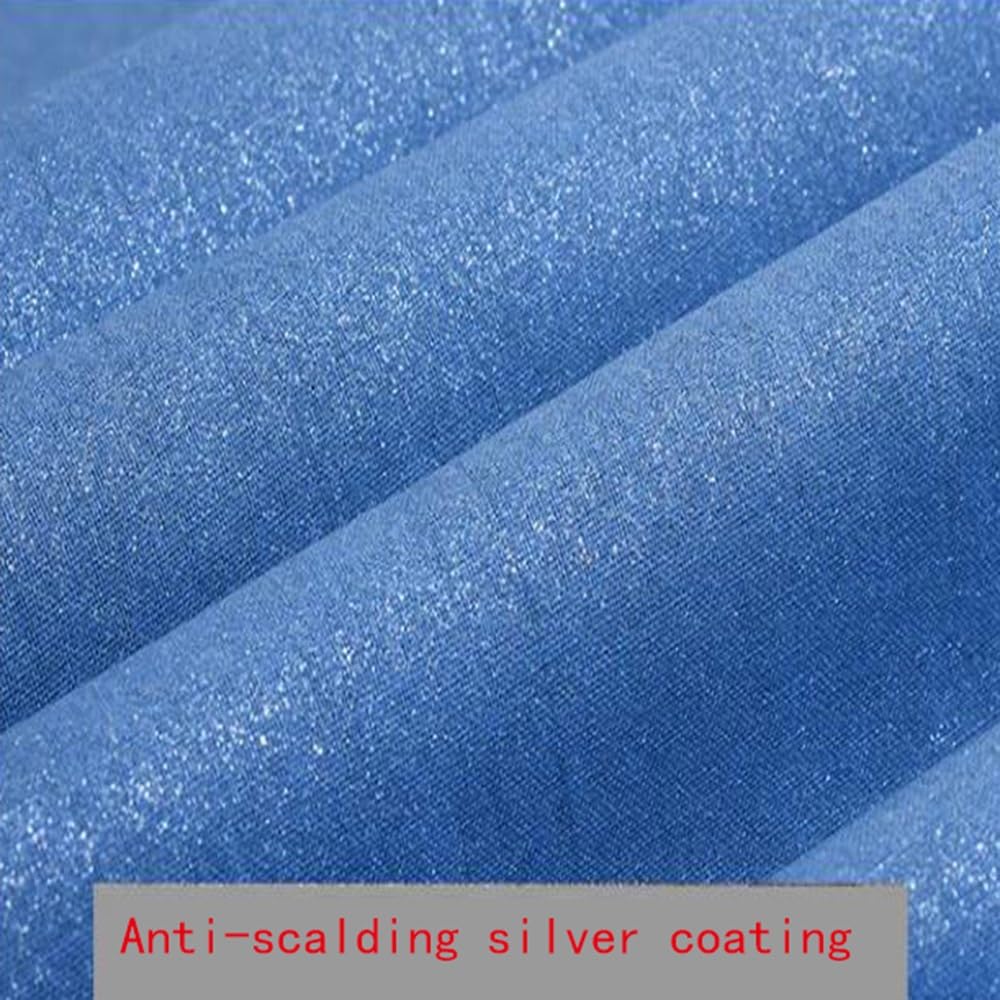 13x36 Zoll Pad, Ersatzbezug for Bügelbrett aus Baumwolle, verstellbare Bügeleisen-Pad-Bezüge, langlebig gegen Versengen und Flecken ,Bügelbrettbezüge(Blue)