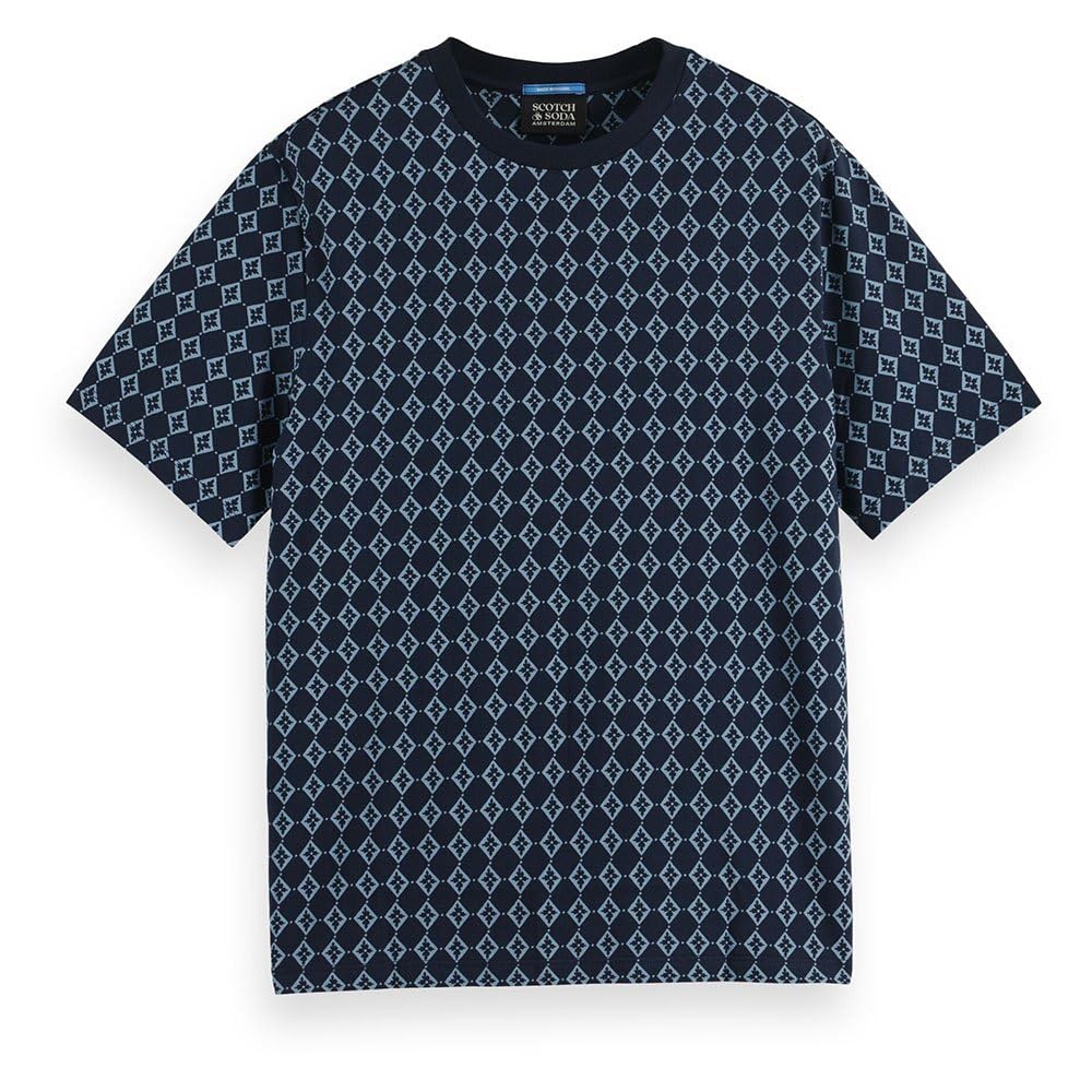 Scotch & SodaMen's Regular Fit Mini All Over Print T-Shirt